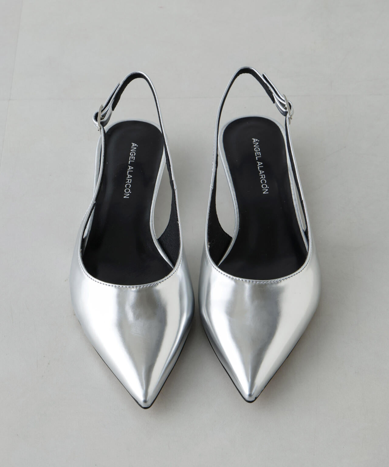 ANGEL ALARCON/ポインテッド スリングバックミュール 6715133017