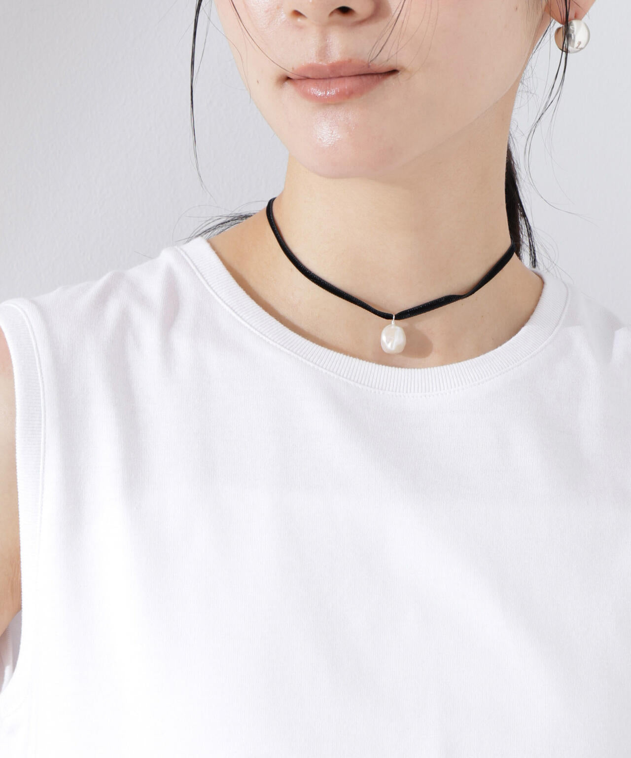 les bonbon/liberty pearl necklace 6715146045