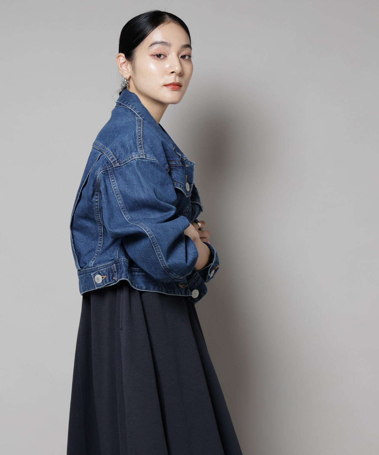 SOMETHING/BIG DETAIL DENIM JACKET 6715212007