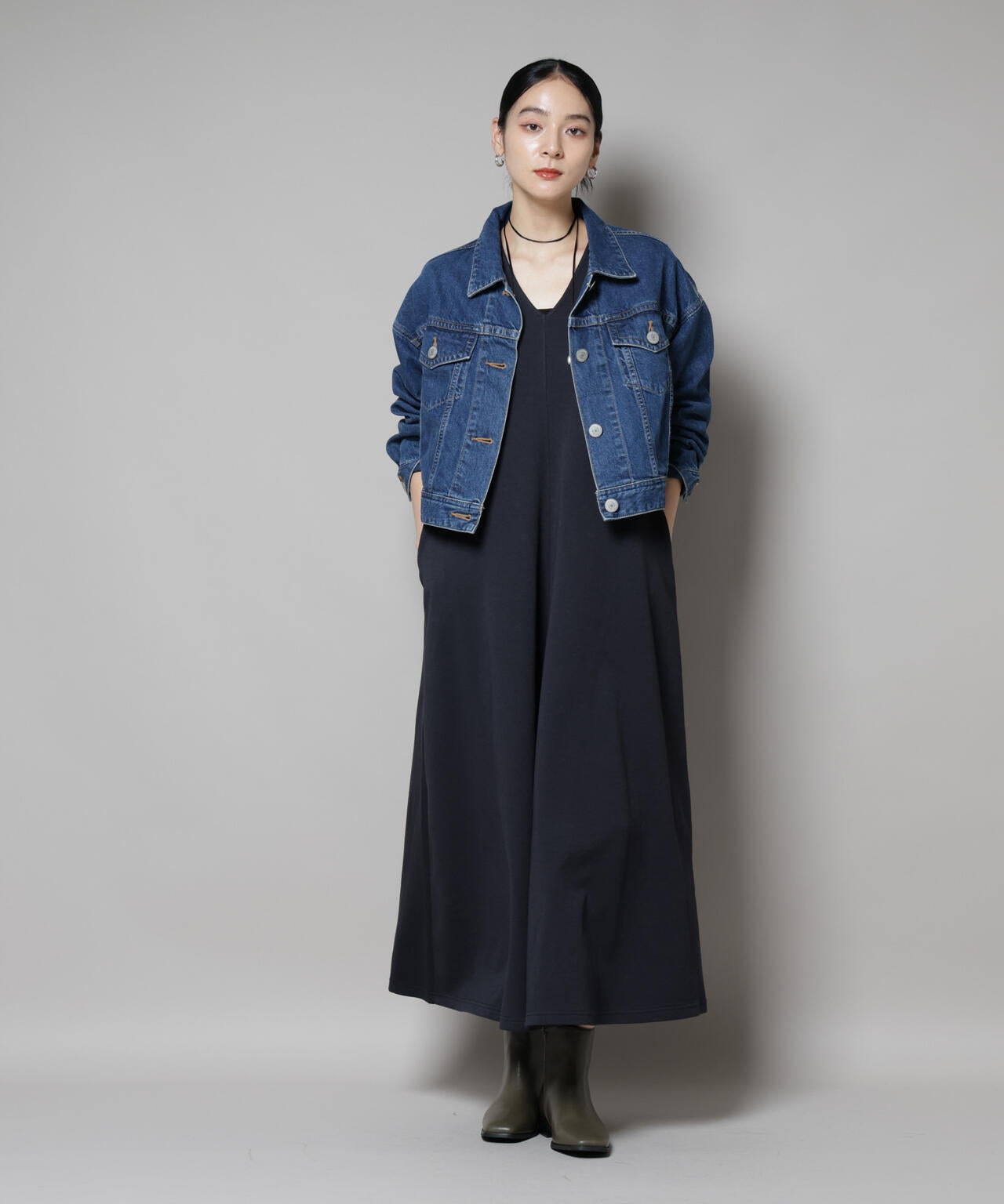 SOMETHING/BIG DETAIL DENIM JACKET 6715212007