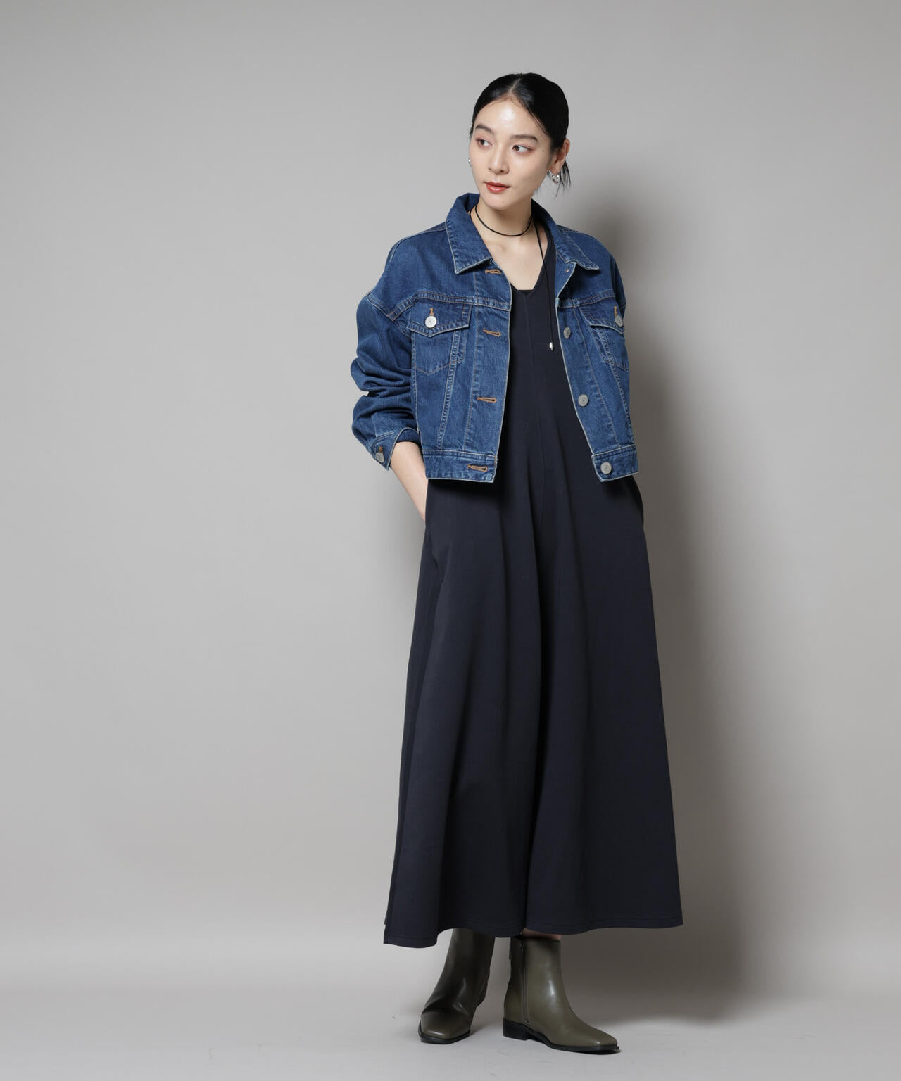 SOMETHING/BIG DETAIL DENIM JACKET 6715212007