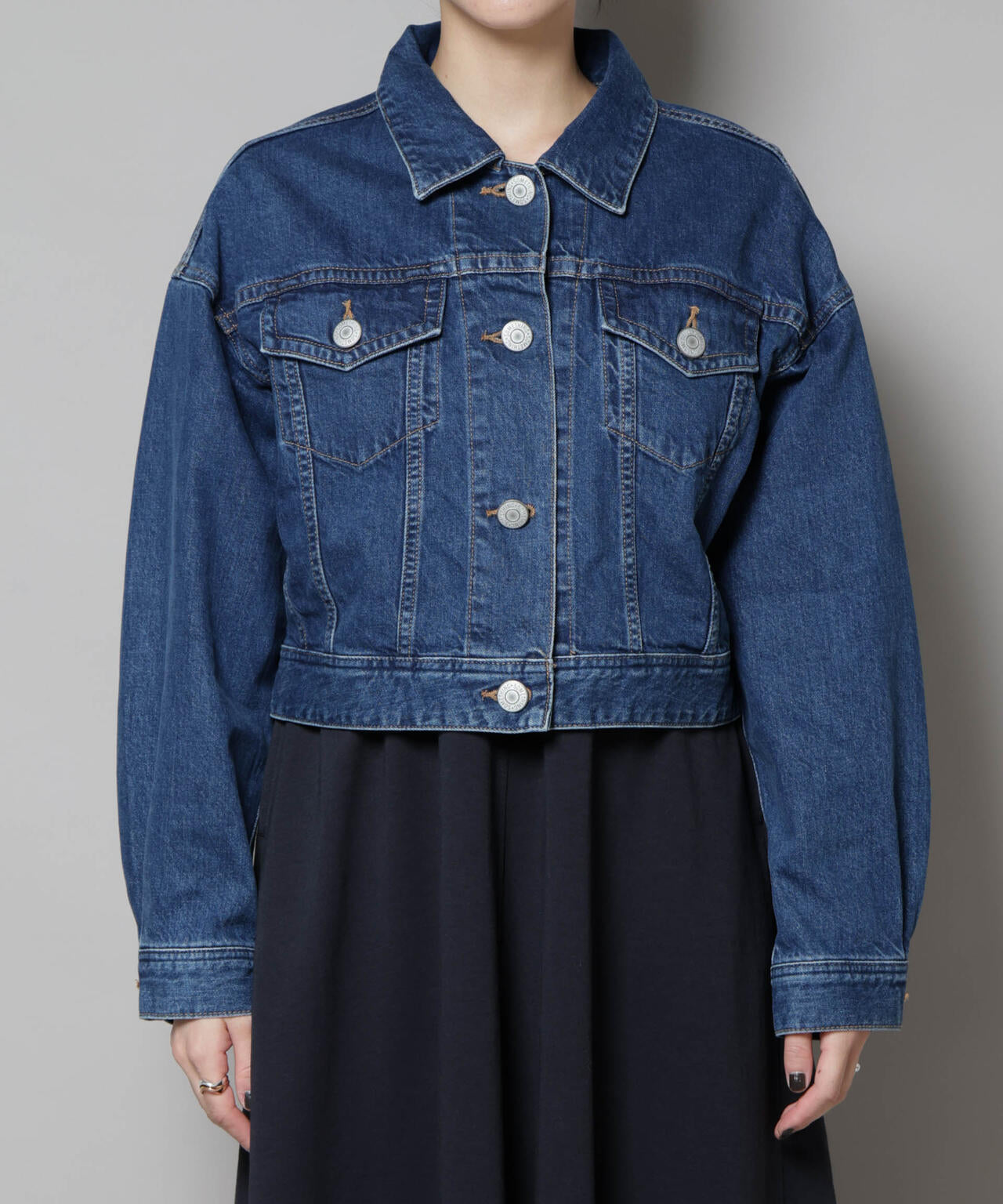 SOMETHING/BIG DETAIL DENIM JACKET 6715212007