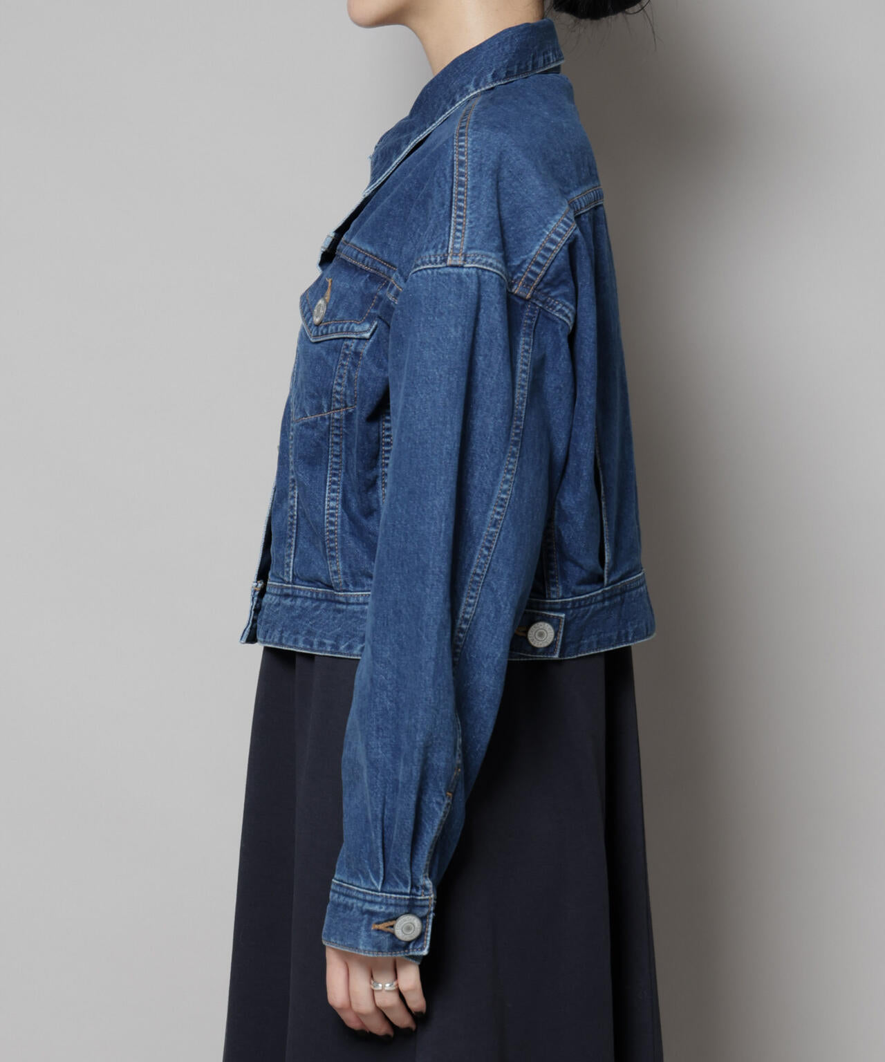 SOMETHING/BIG DETAIL DENIM JACKET 6715212007