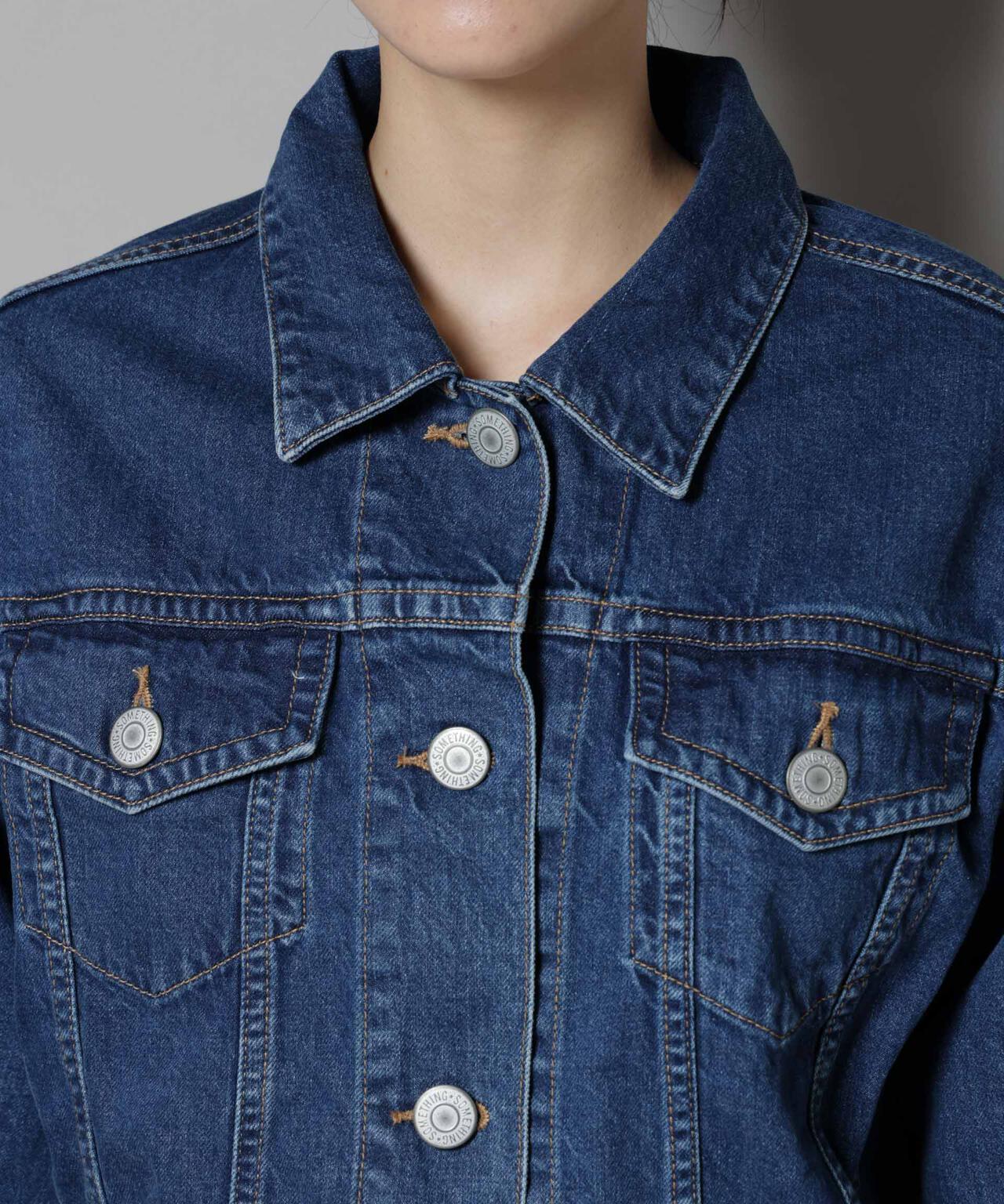 SOMETHING/BIG DETAIL DENIM JACKET 6715212007