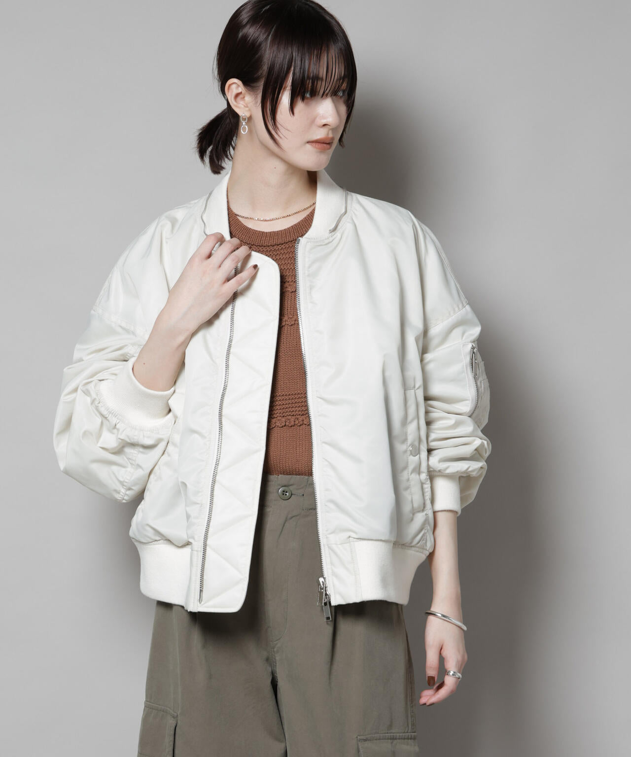 upper hights/THE U-2 HOODIE OFF WHITE 6715212008
