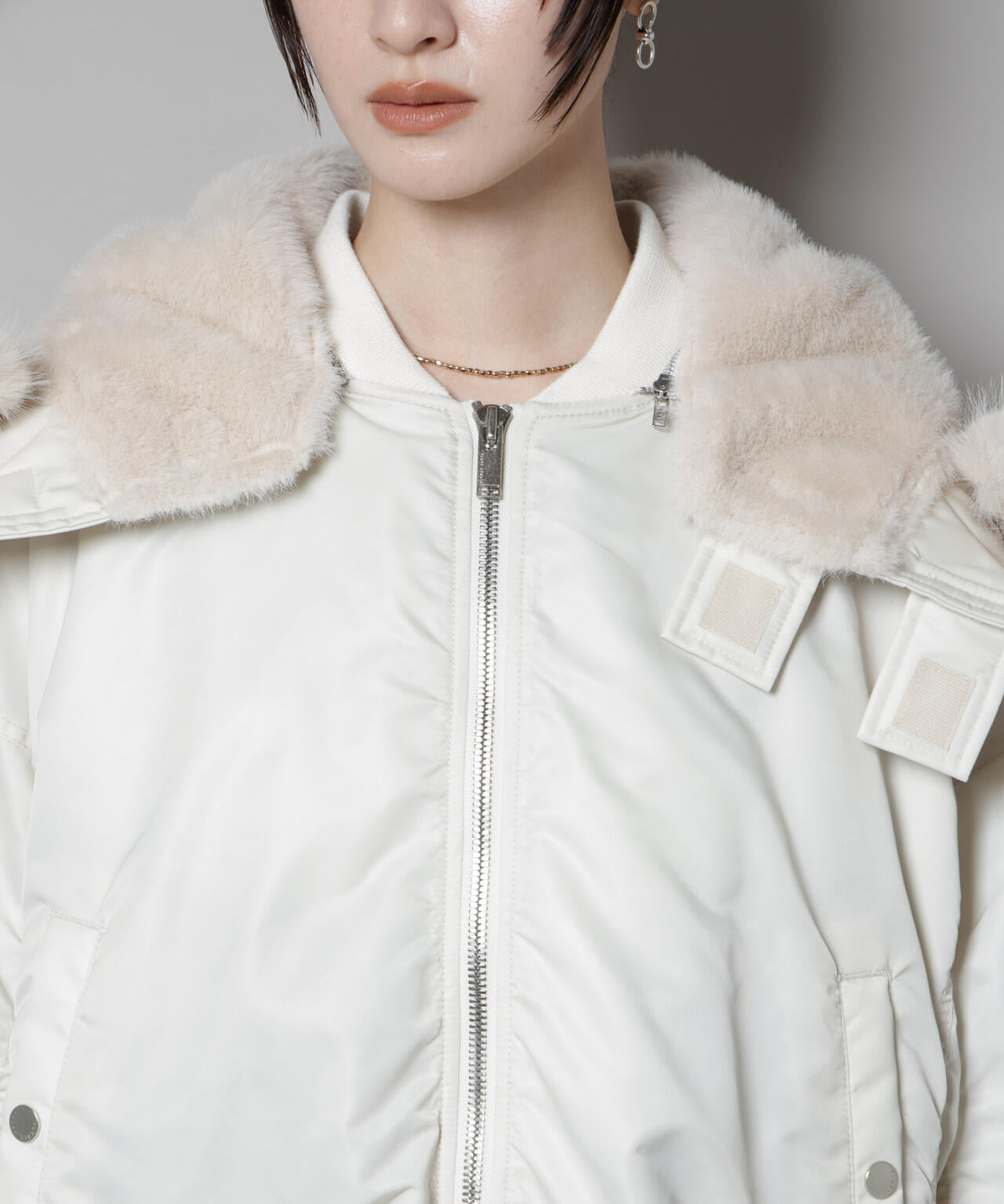 upper hights/THE U-2 HOODIE OFF WHITE 6715212008