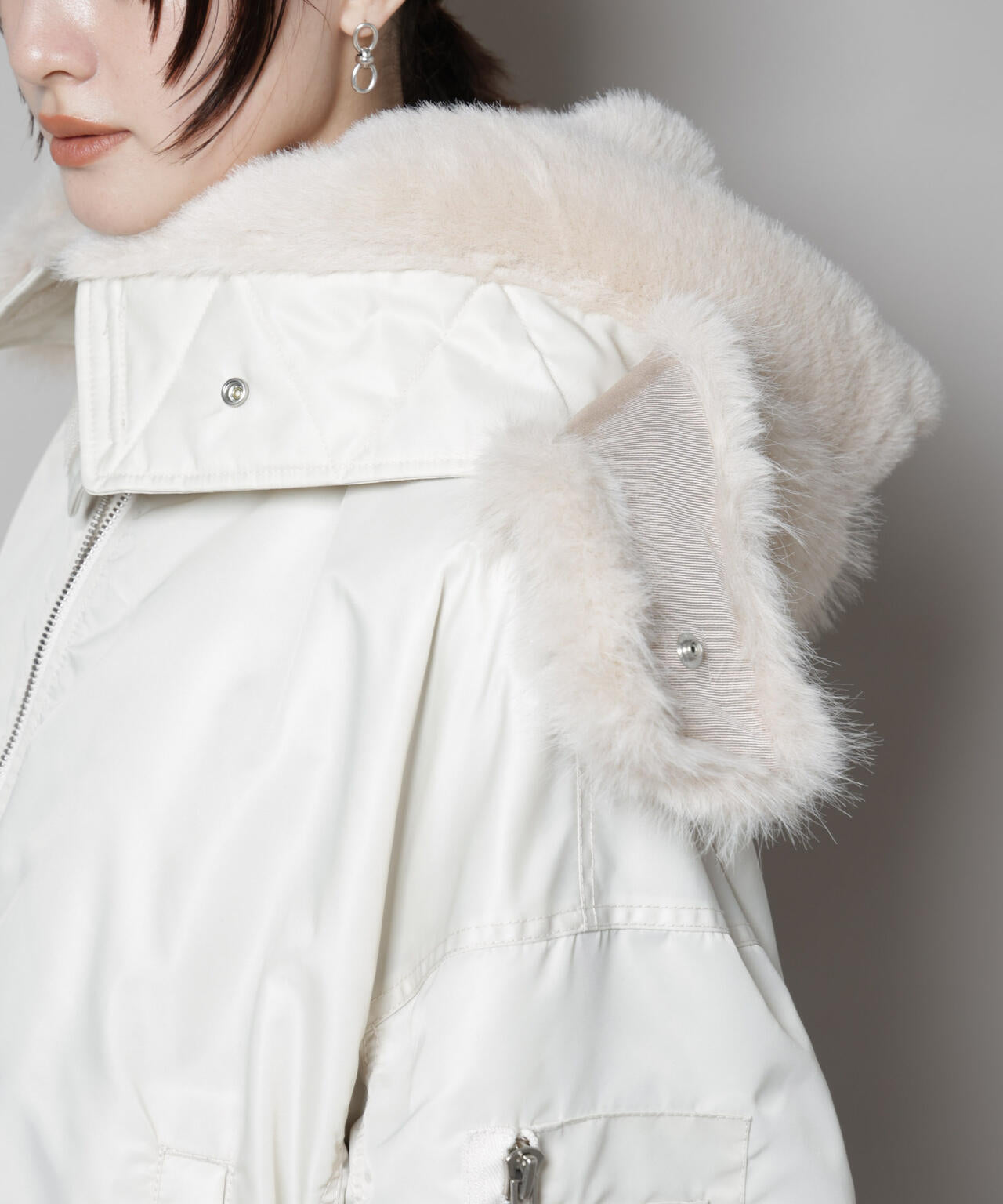 upper hights/THE U-2 HOODIE OFF WHITE 6715212008