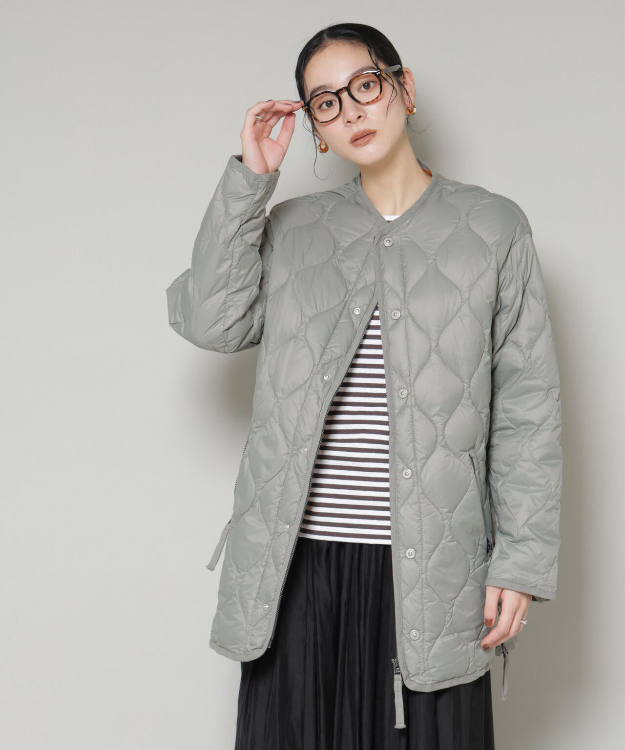 TAION / ミリタリーM65 ライナー Wジップ ダウンジャケット