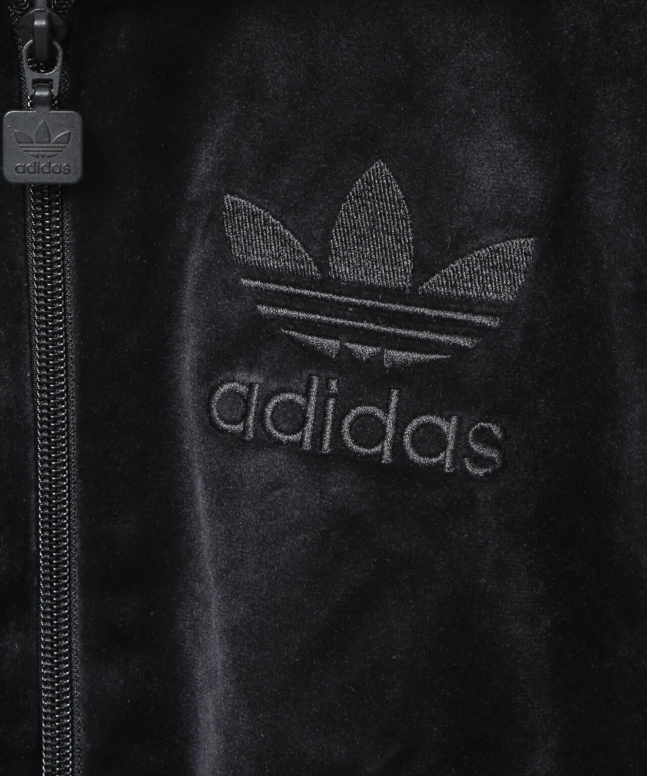 adidas/VELVET TRACK JAKET BLACK 6715216009
