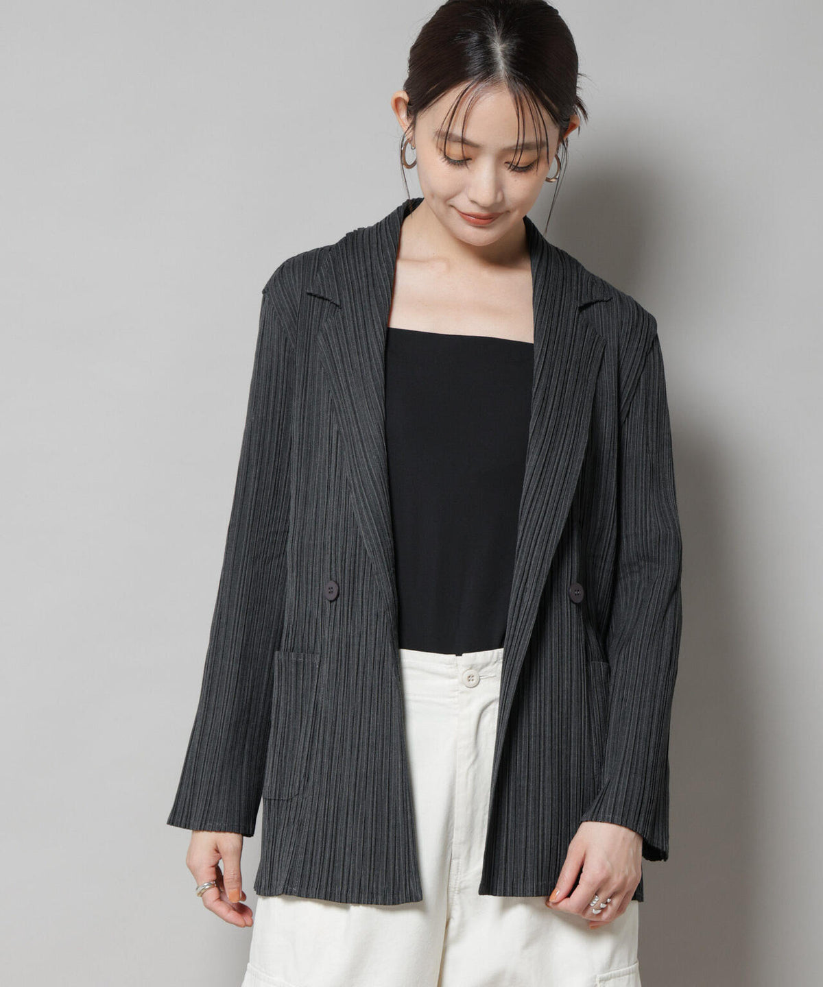 Gongdid Design/Double breasted pleated suit(セットアップ可) 6715216011