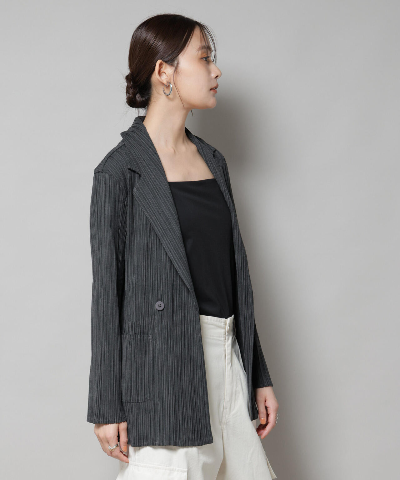 Gongdid Design/Double breasted pleated suit(セットアップ可) 6715216011