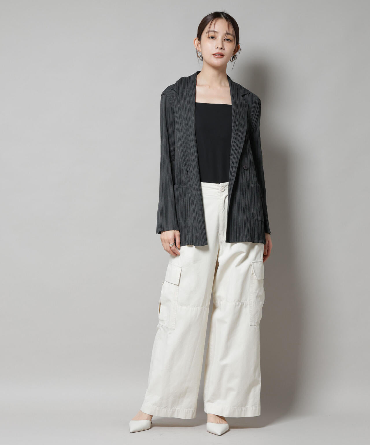 Gongdid Design/Double breasted pleated suit(セットアップ可) 6715216011