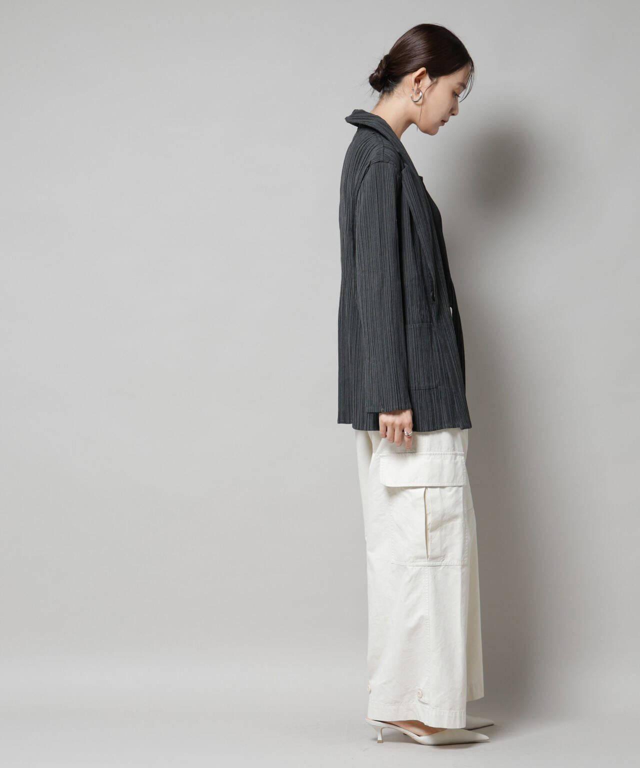 Gongdid Design/Double breasted pleated suit(セットアップ可) 6715216011