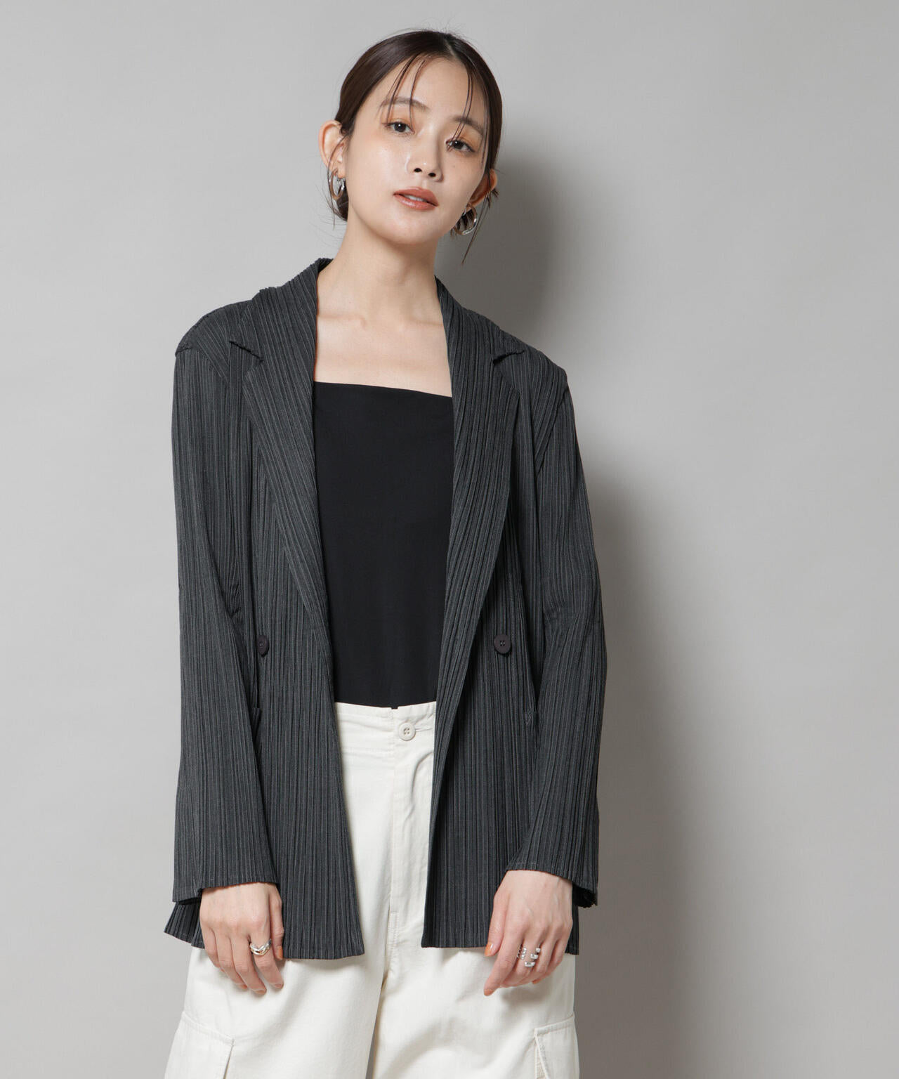 Gongdid Design/Double breasted pleated suit(セットアップ可) 6715216011