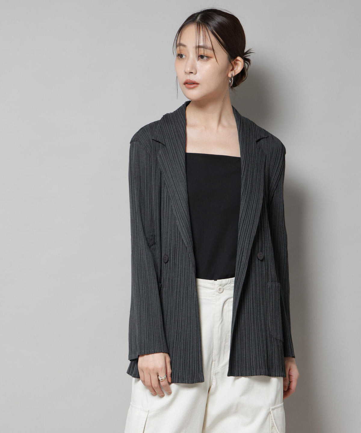 Gongdid Design/Double breasted pleated suit(セットアップ可) 6715216011