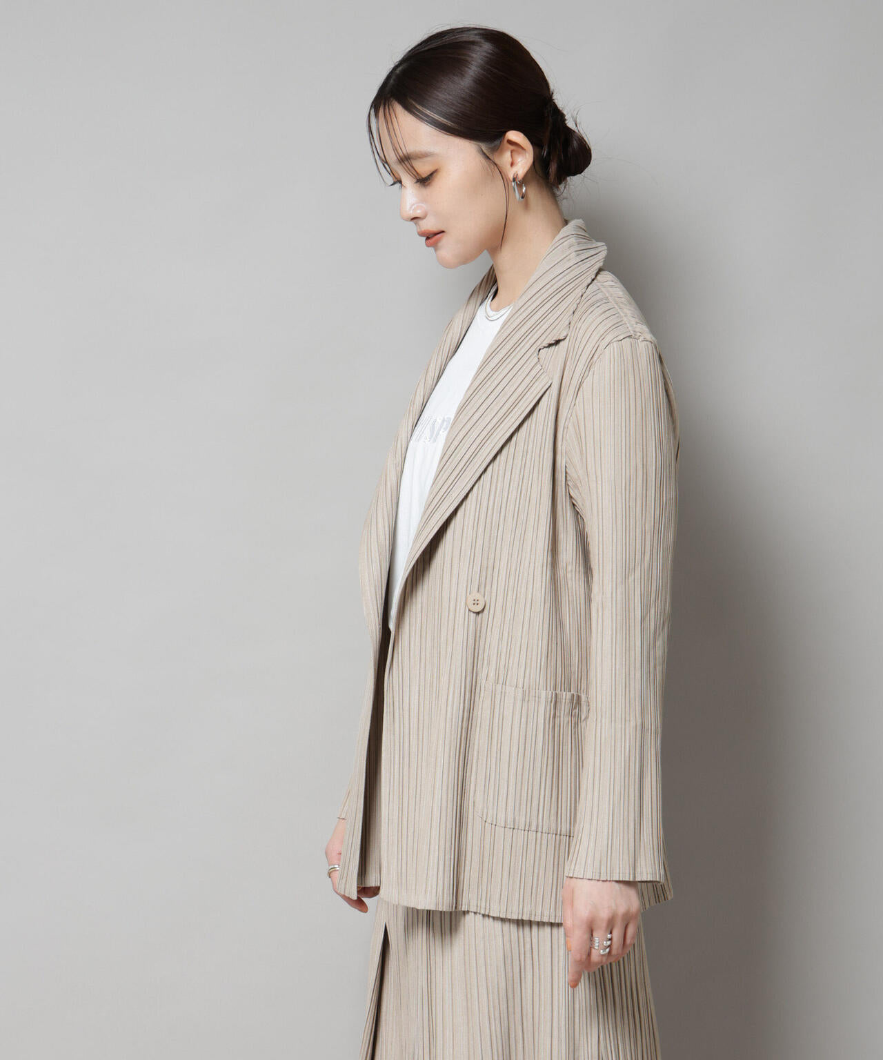 Gongdid Design/Double breasted pleated suit(セットアップ可) 6715216011