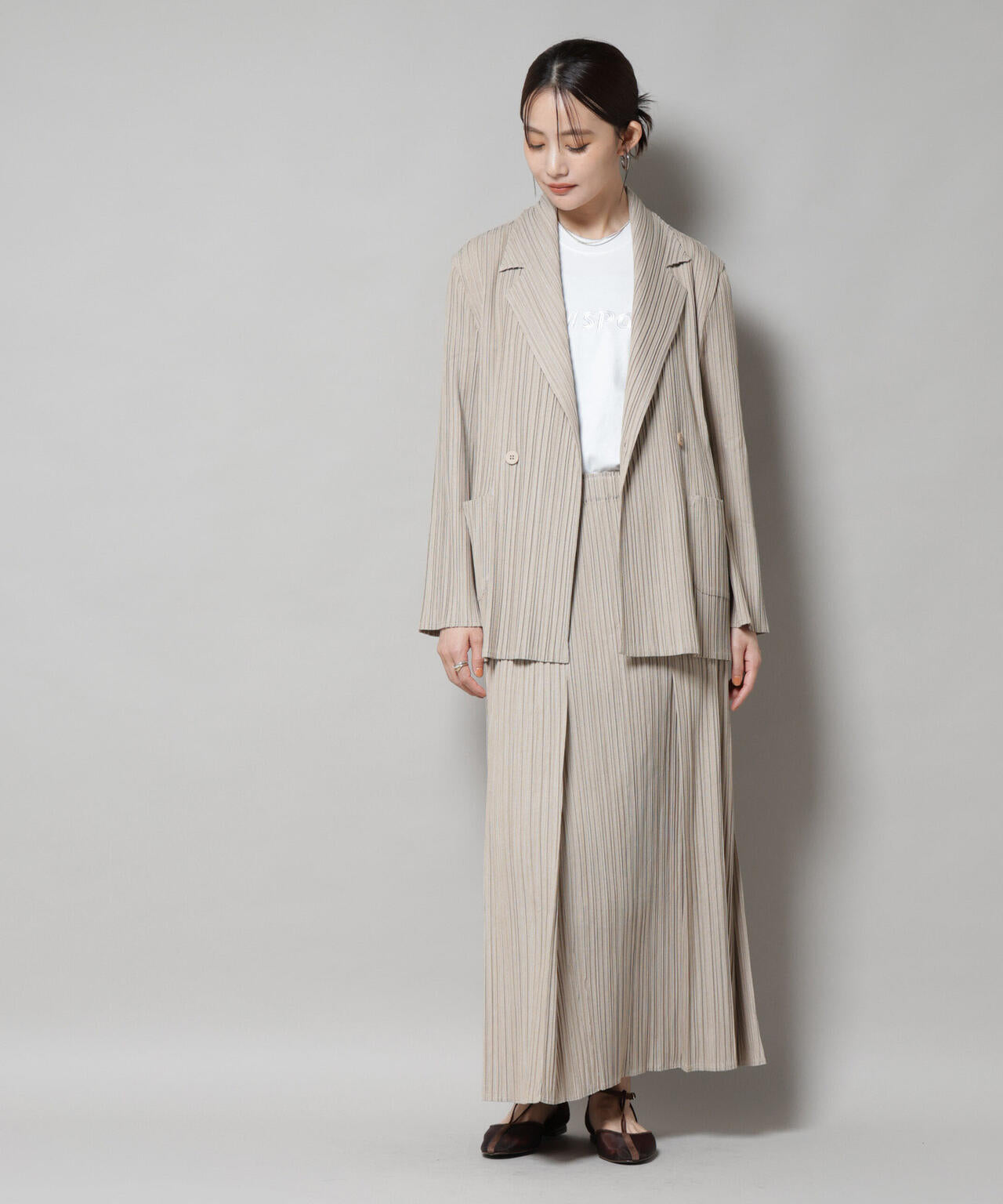 Gongdid Design/Double breasted pleated suit(セットアップ可) 6715216011