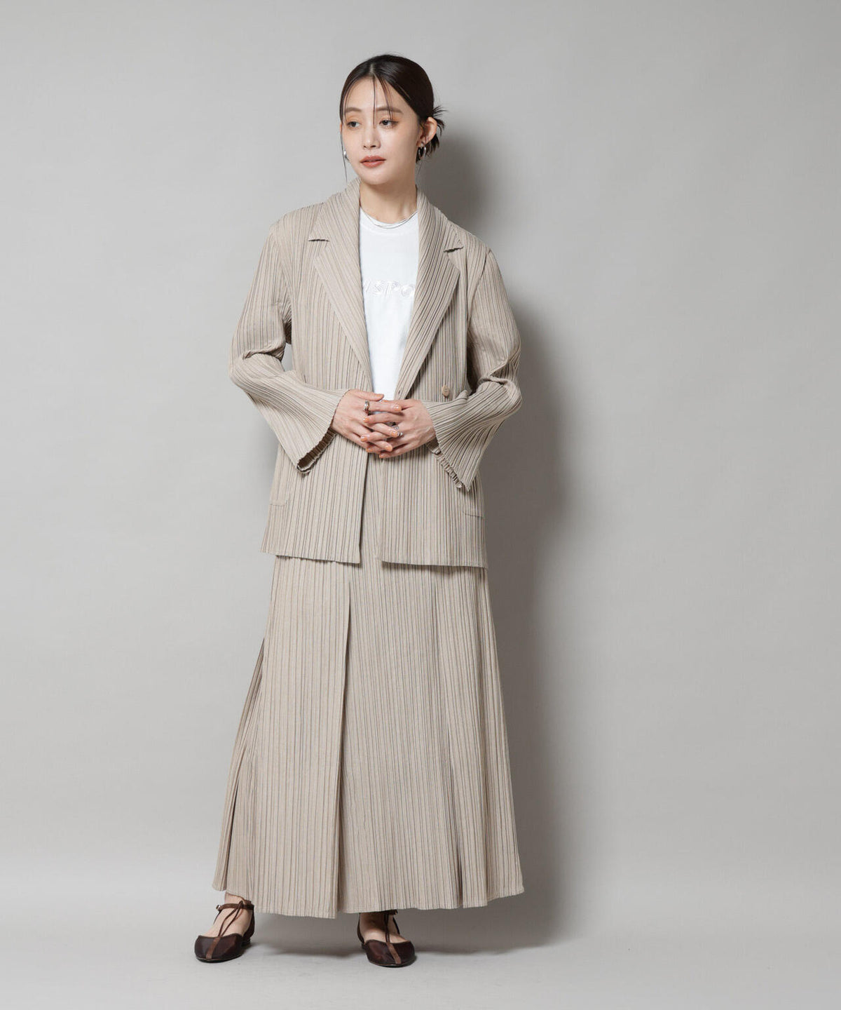 Gongdid Design/Double breasted pleated suit(セットアップ可) 6715216011