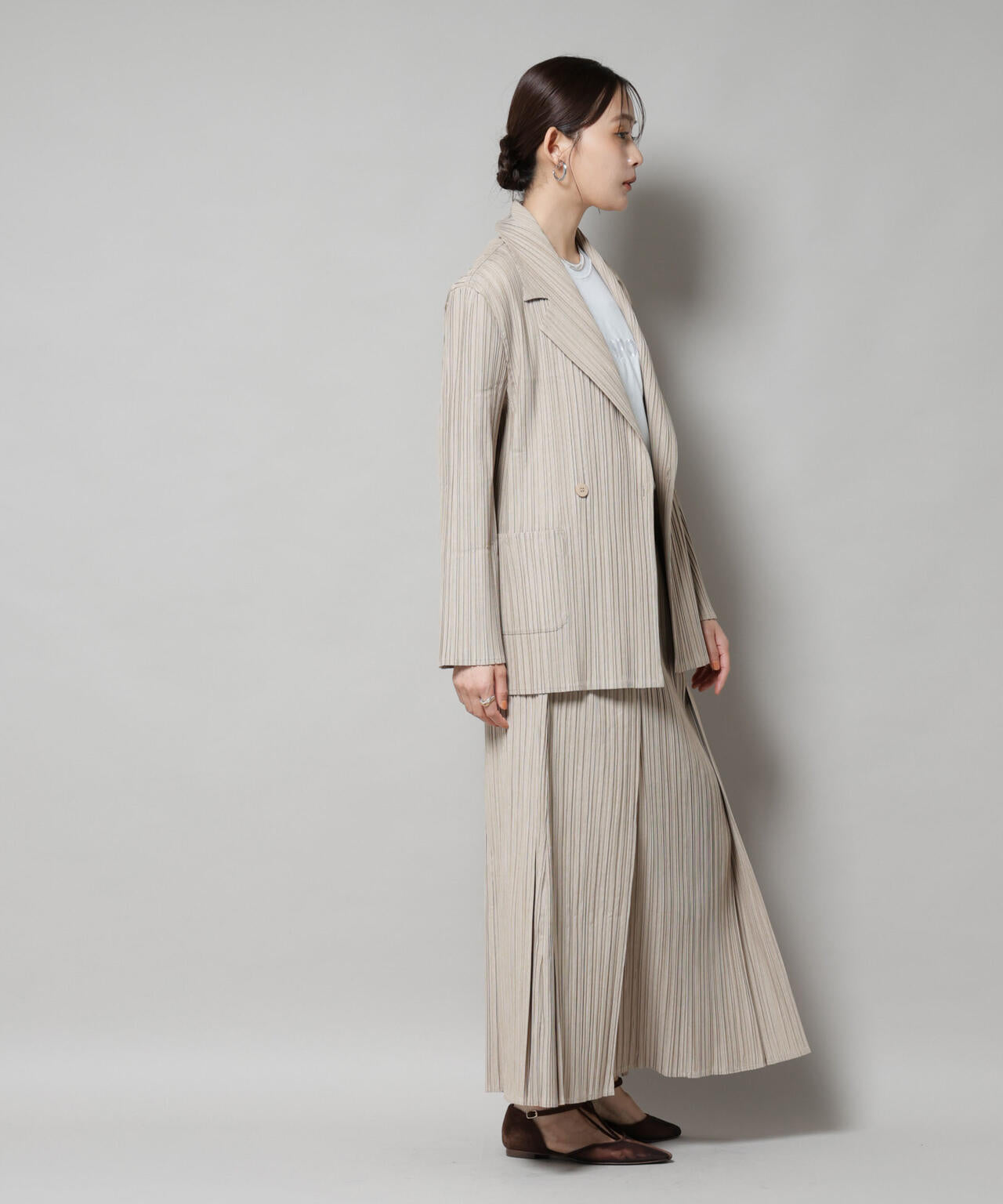 Gongdid Design/Double breasted pleated suit(セットアップ可) 6715216011