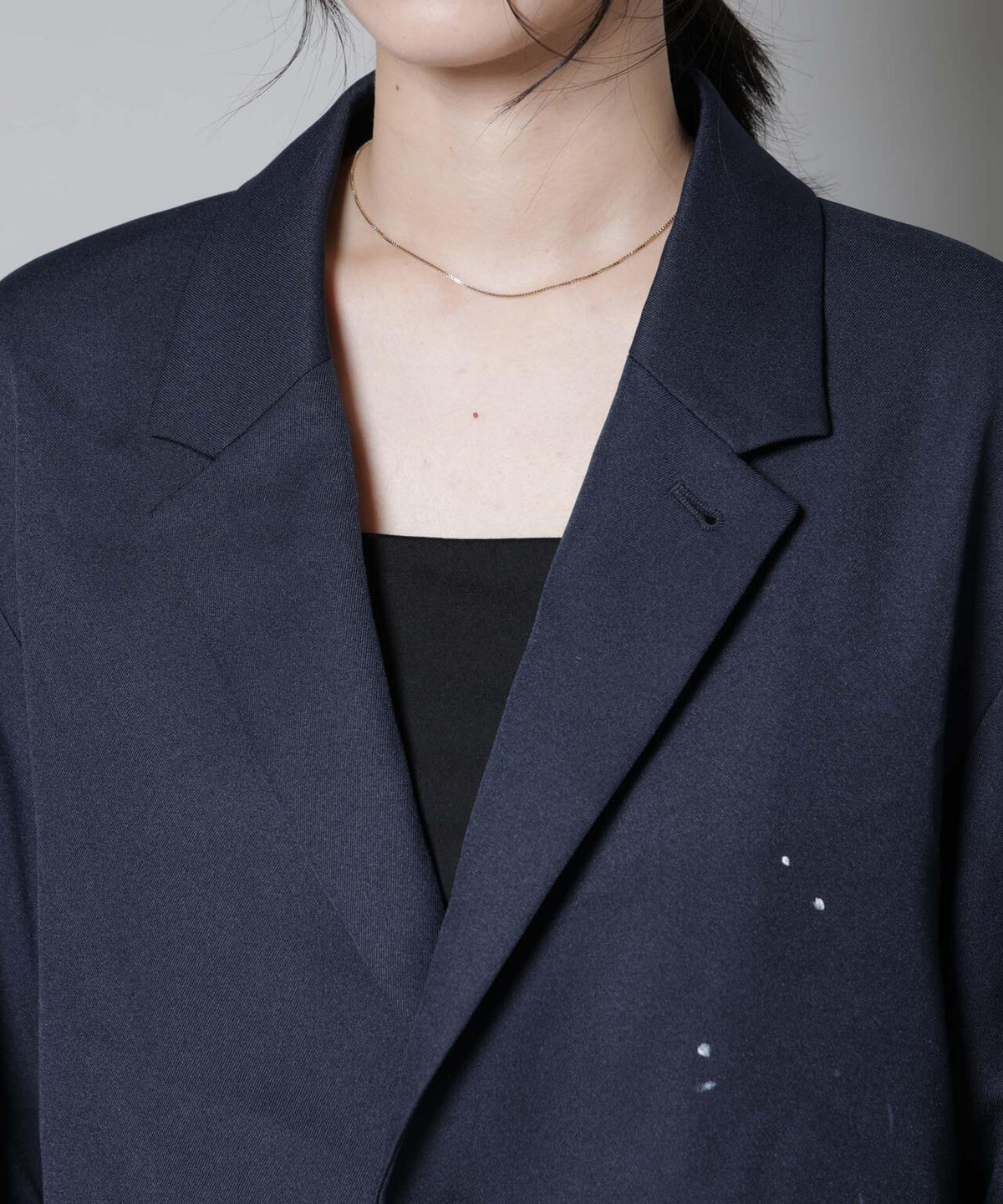 RhodolirioN/Oversized Jacket -Twill Paint(セットアップ可) 6715216012