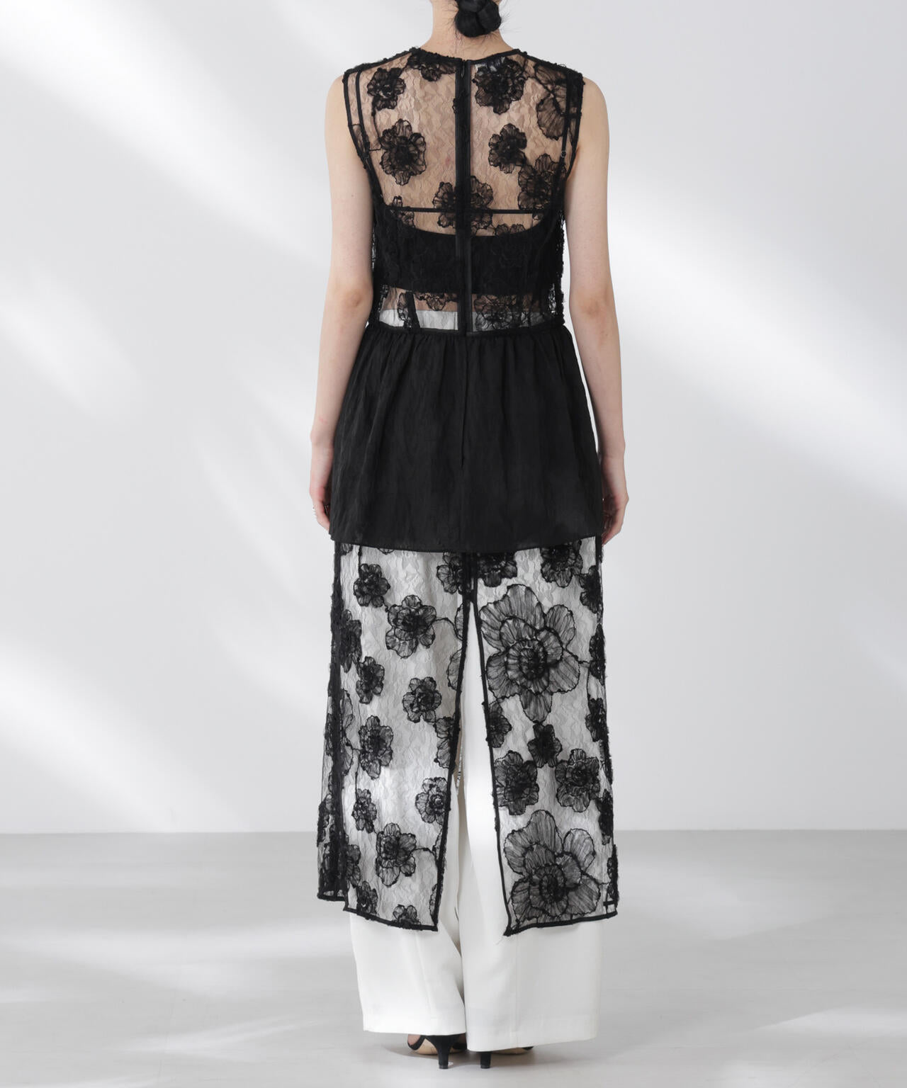 BAUM UND PFERDGARTEN/Flower Lace ワンピース 6715219040