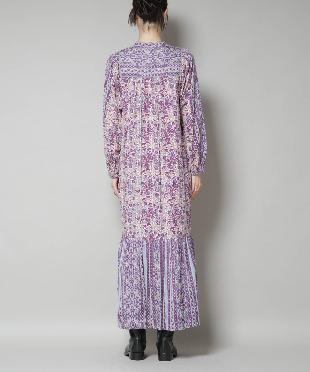 Sara mallika/FLOWER PRINT YOKE DRESS 6715219042