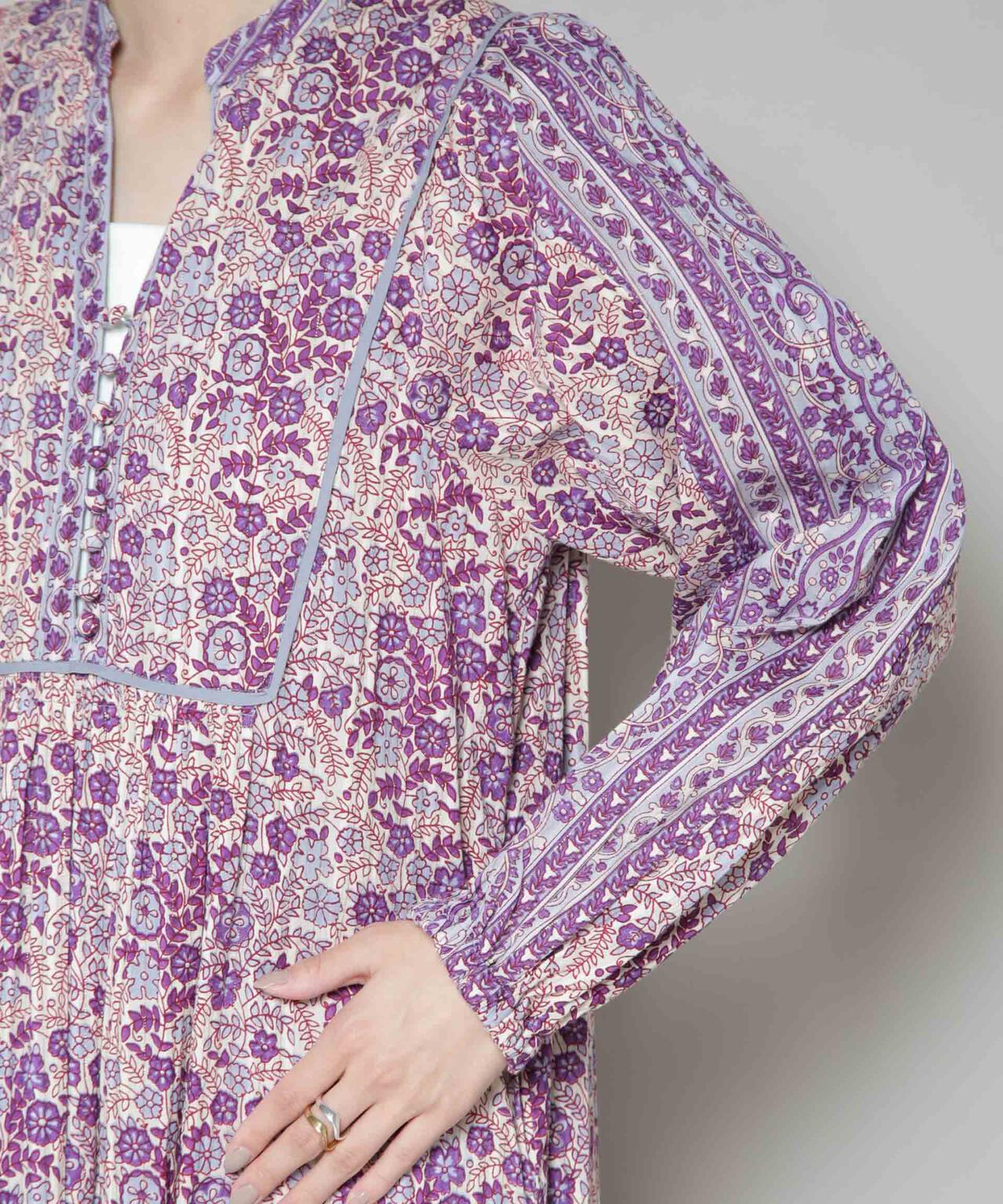 Sara mallika/FLOWER PRINT YOKE DRESS 6715219042