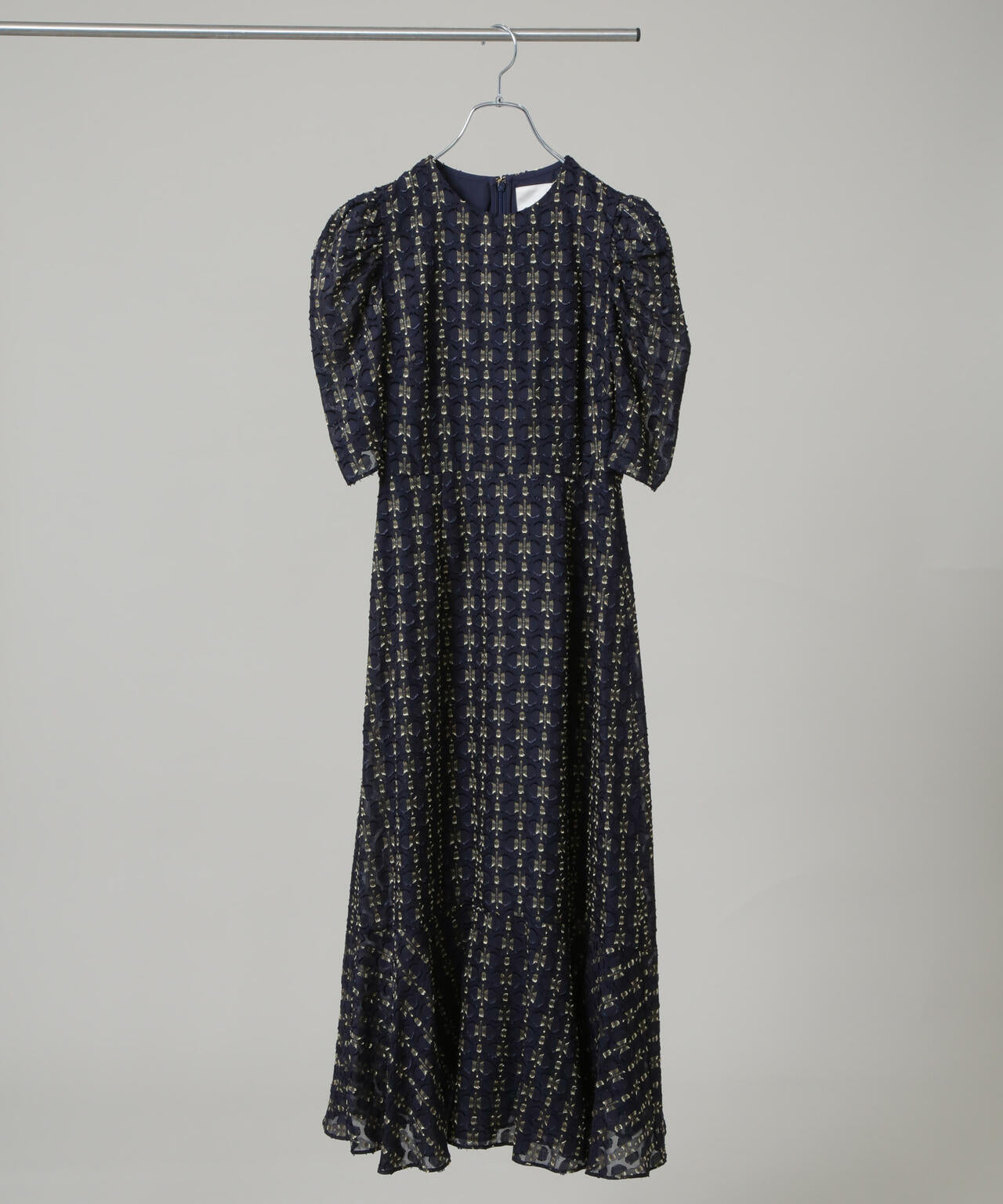 troisieme chaco/カットジャガードワンピース 6715219046