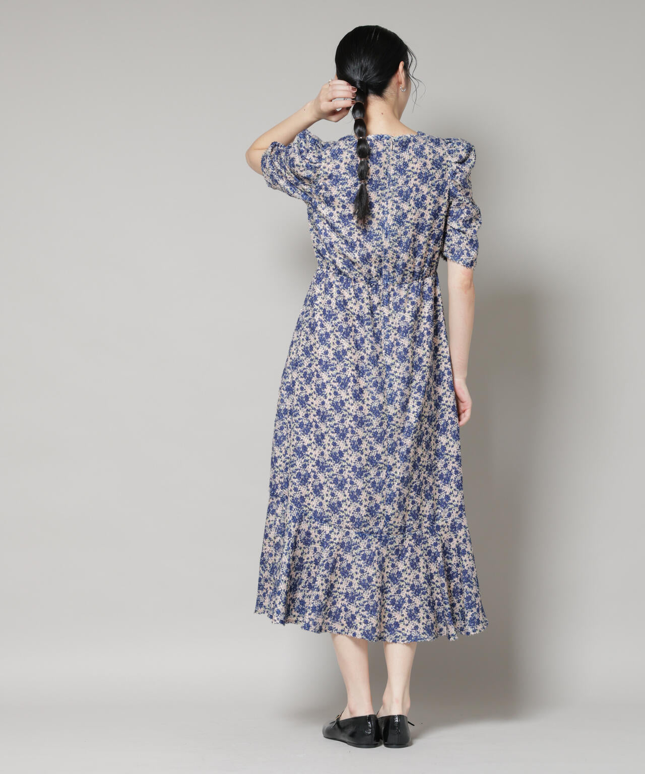troisieme chaco/CUT JACQUARD PRINT ワンピース 6715219057