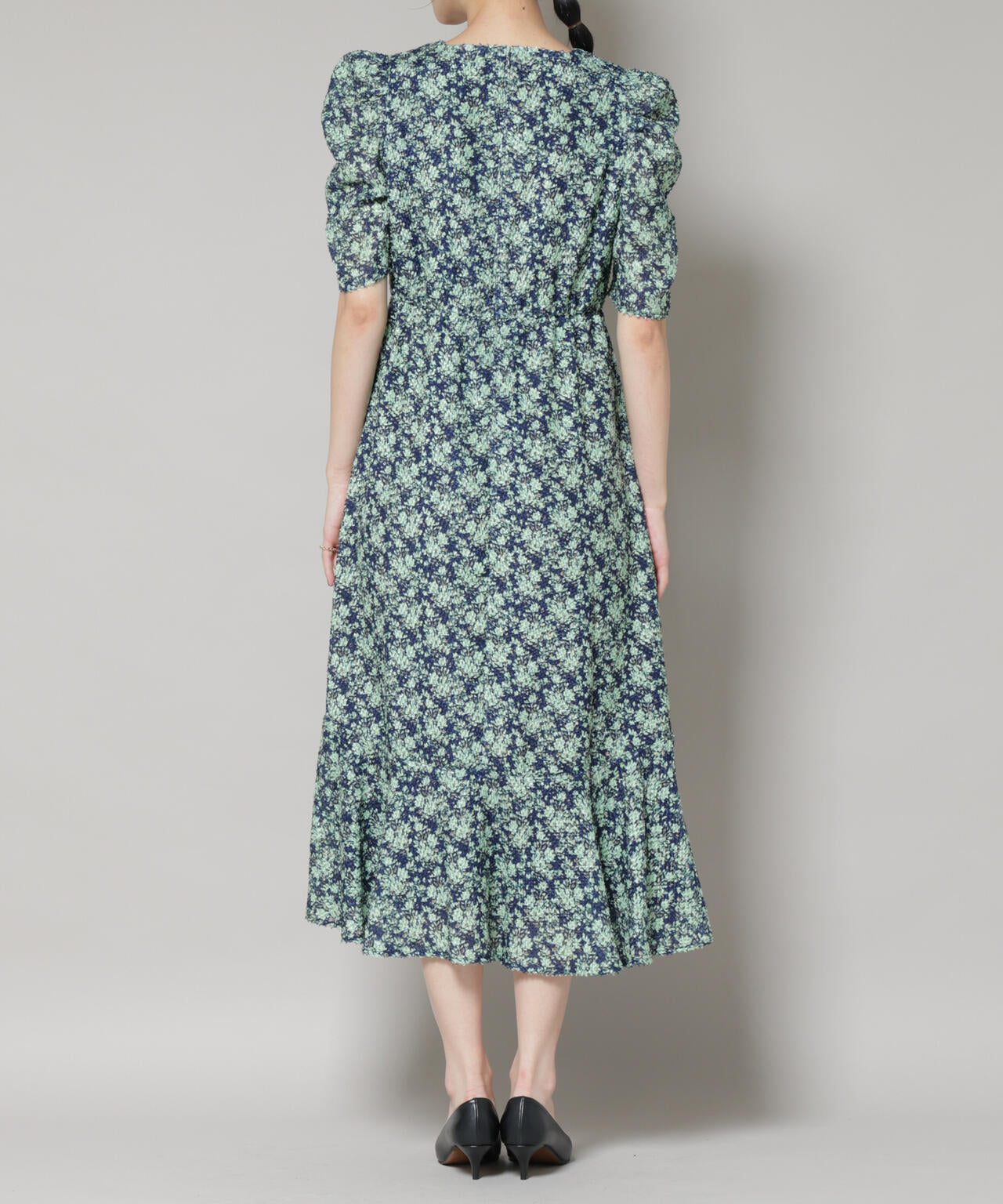 troisieme chaco/CUT JACQUARD PRINT ワンピース 6715219057