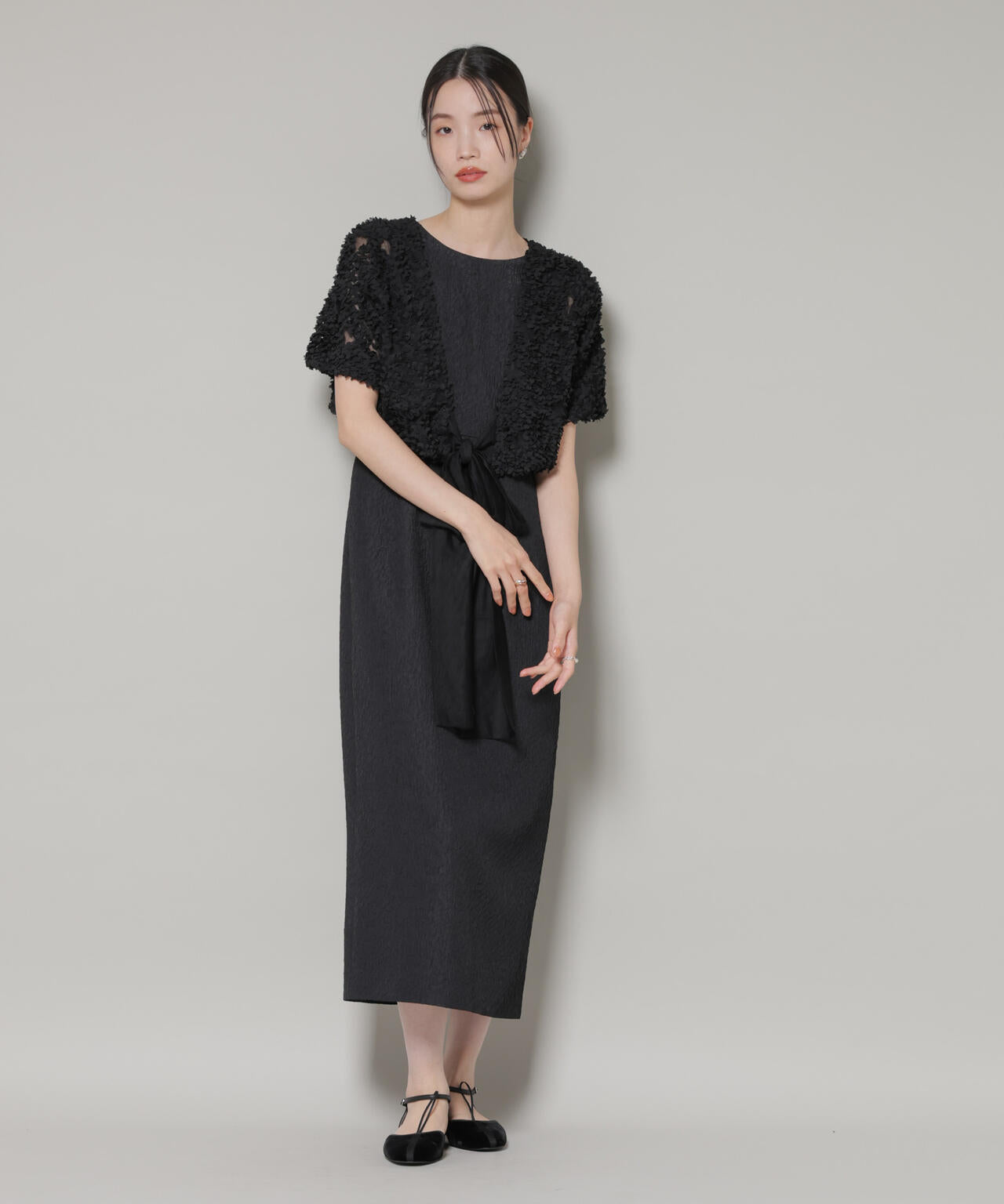 kaene/デザインリボンボレロセットドレス 6715219059