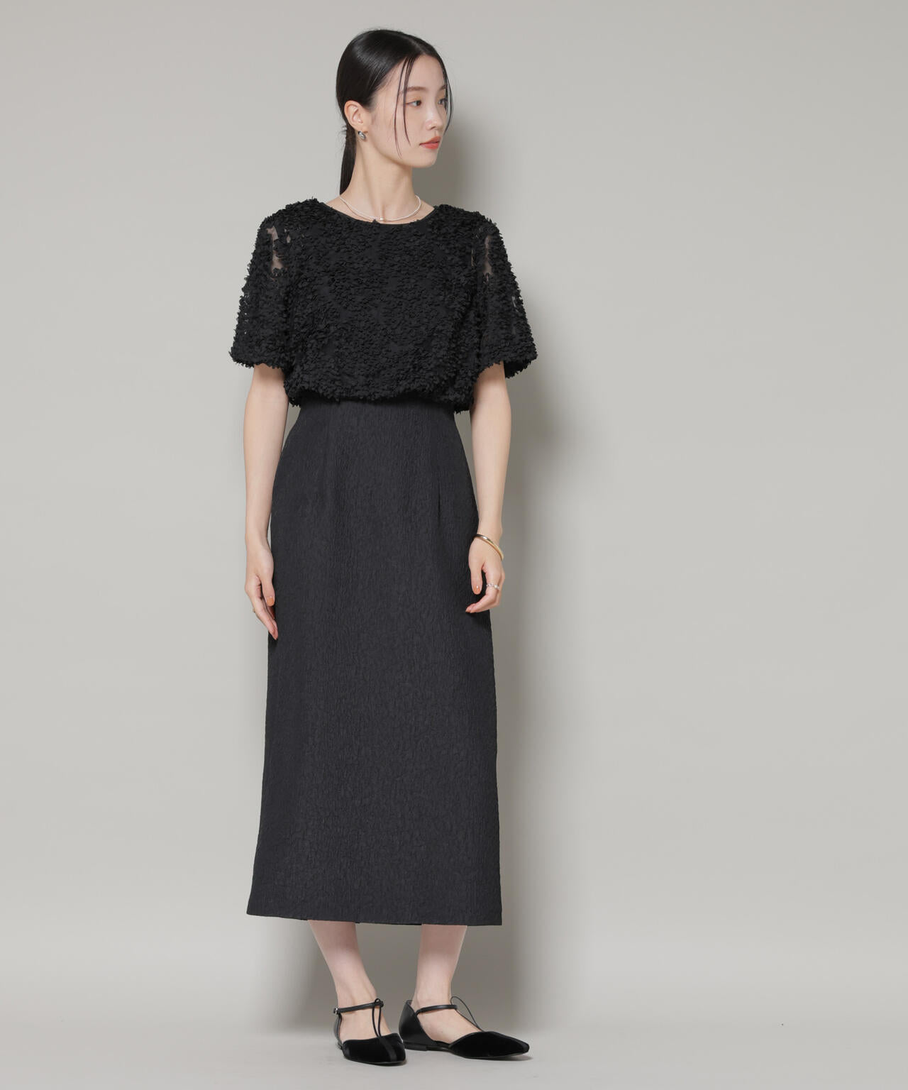 kaene/デザインリボンボレロセットドレス 6715219059