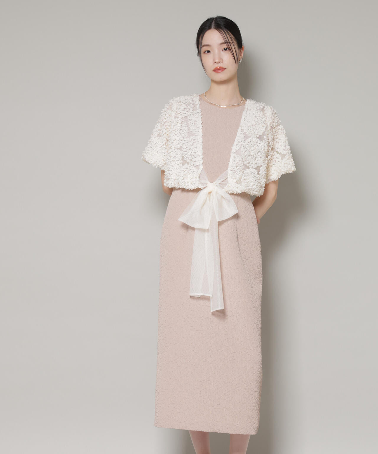 kaene/デザインリボンボレロセットドレス 6715219059