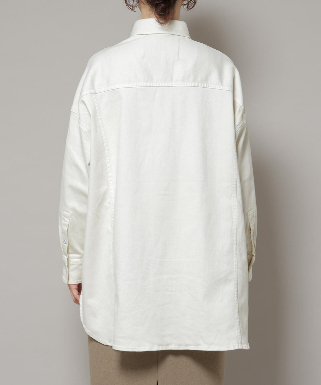 Healthy DENIM/Almond ビッグシャツ 6715220023