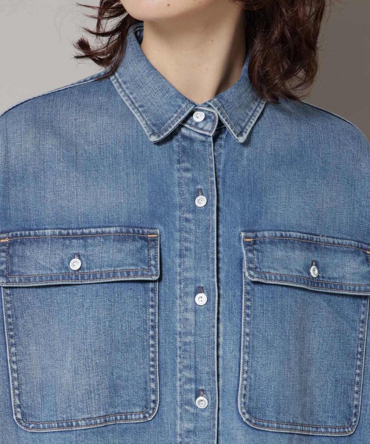 Healthy DENIM/Almond デニム ビッグシャツ 6715220024