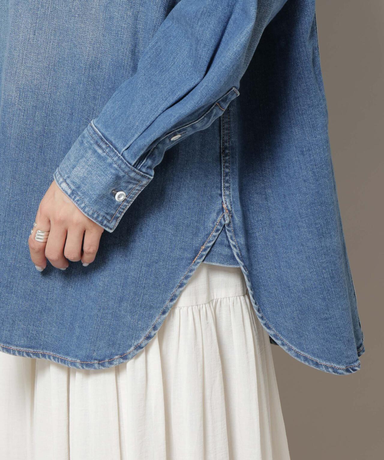 Healthy DENIM/Almond デニム ビッグシャツ 6715220024
