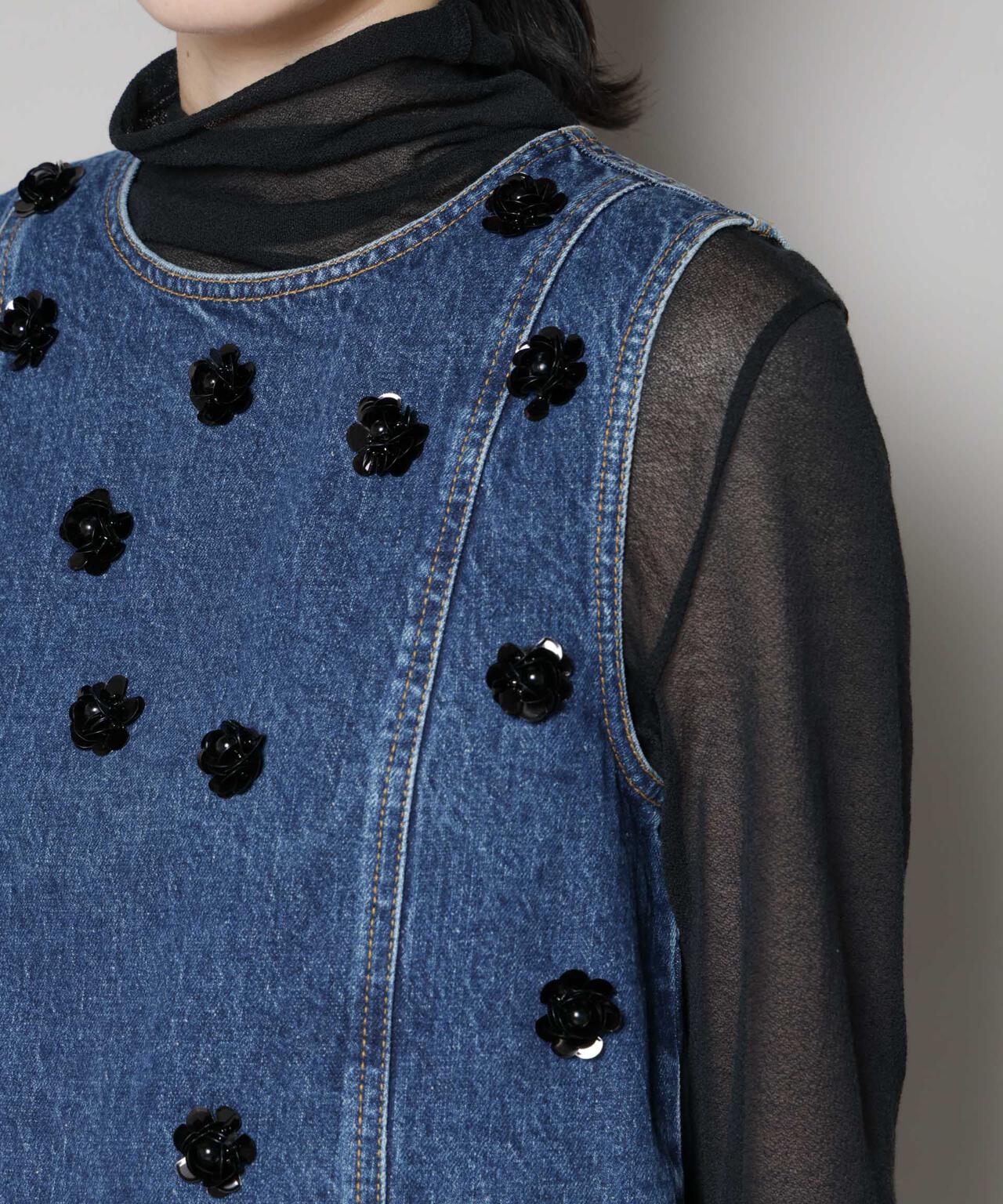 BAUM UND PFERDGARTEN/Fancy Denim ノースリーブ(セットアップ可) 6715221003