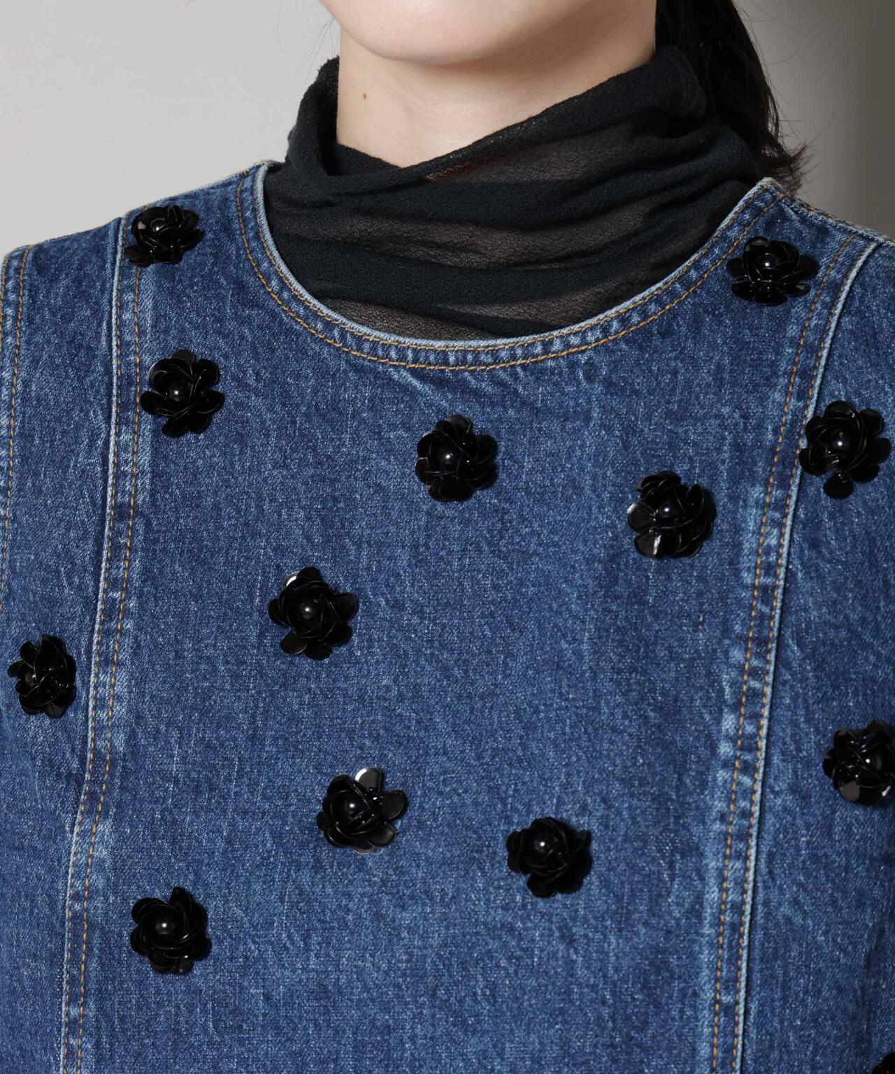 BAUM UND PFERDGARTEN/Fancy Denim ノースリーブ(セットアップ可) 6715221003