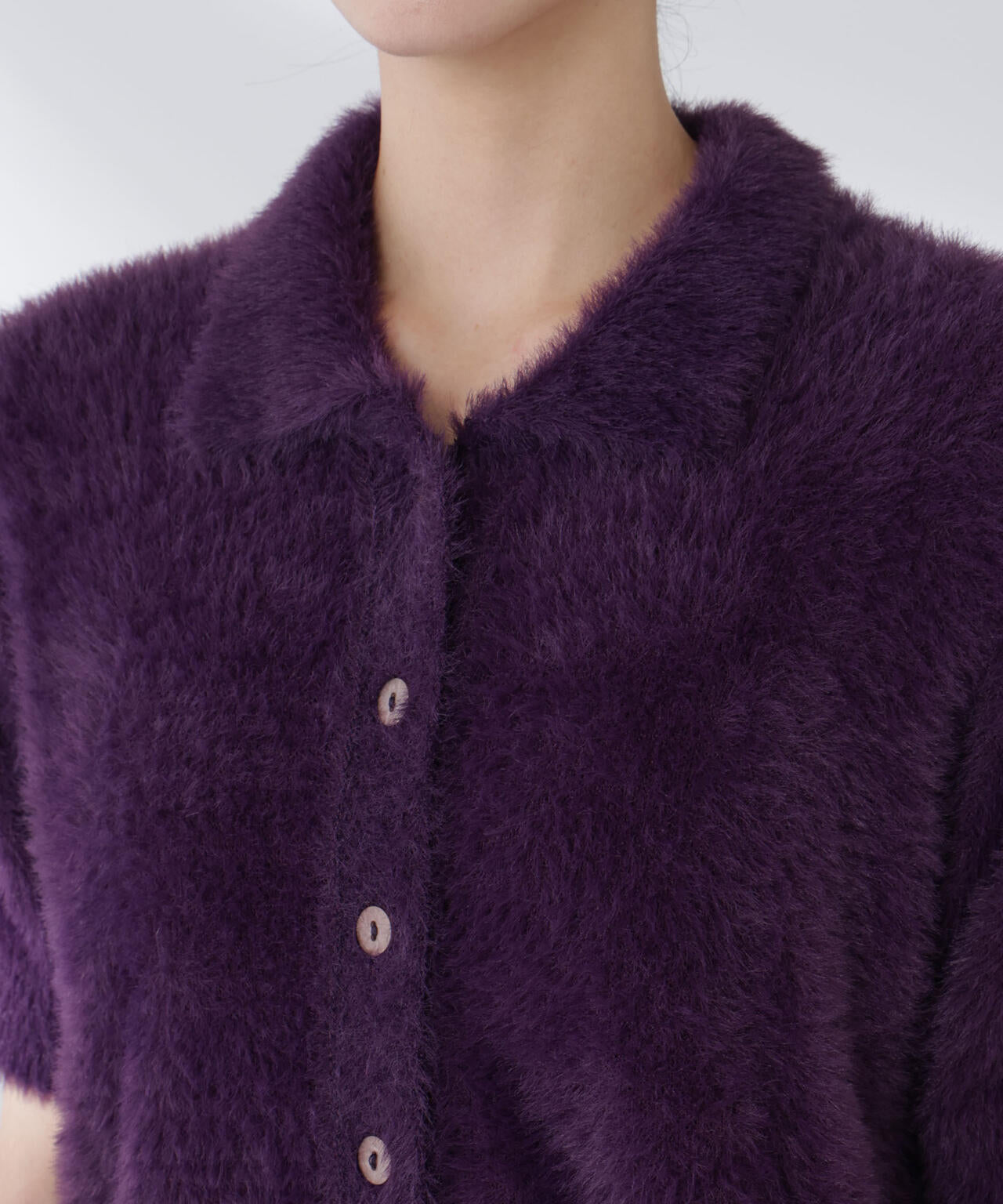 BAUM UND PFERDGARTEN/Furry Knit カーディガン 6715222056