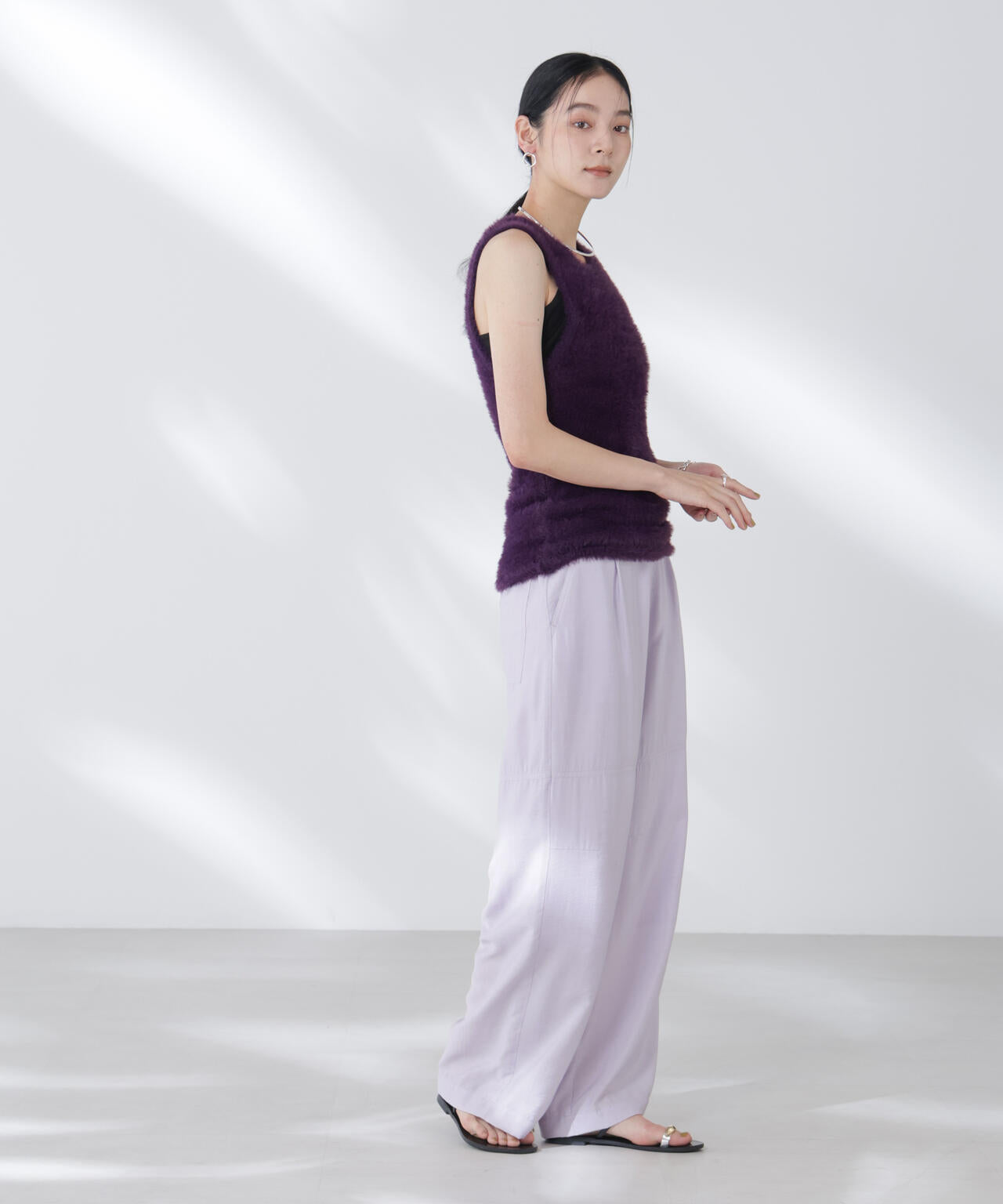 BAUM UND PFERDGARTEN/Furry Knit ベスト 6715222057