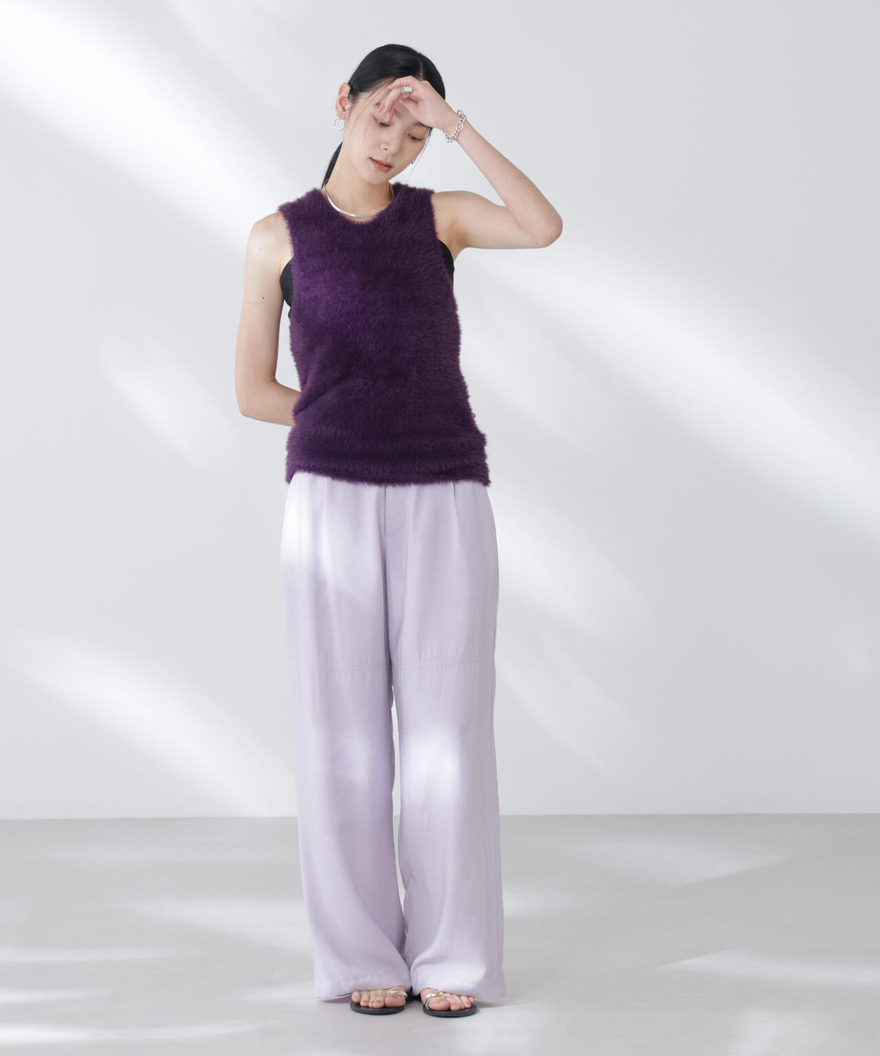 BAUM UND PFERDGARTEN/Furry Knit ベスト 6715222057