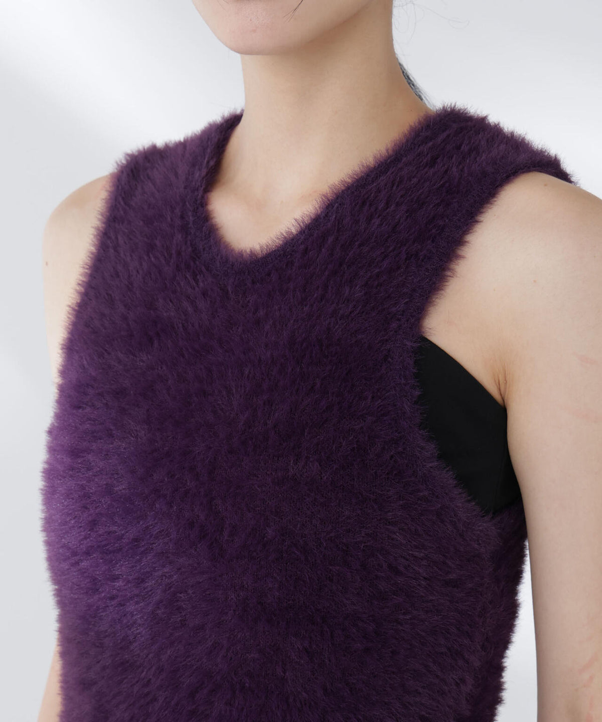 BAUM UND PFERDGARTEN/Furry Knit ベスト 6715222057