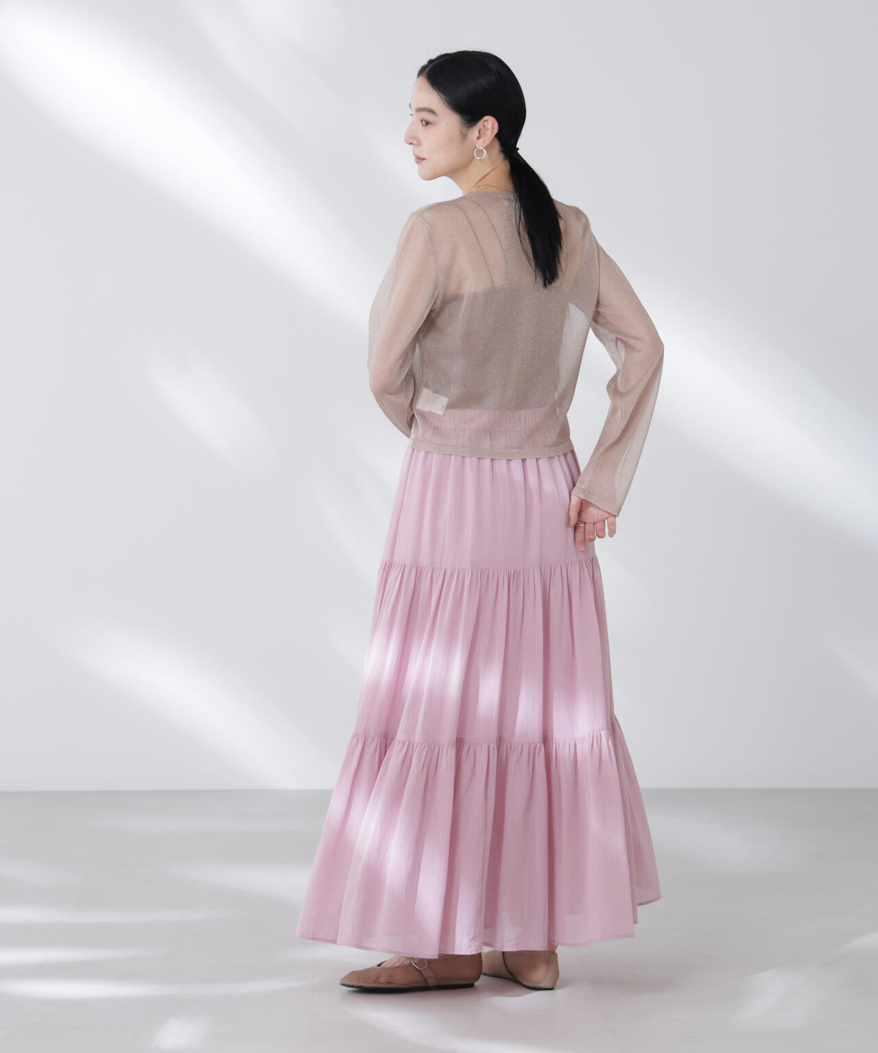 BAUM UND PFERDGARTEN/Glitter Knit カーディガン 6715222058