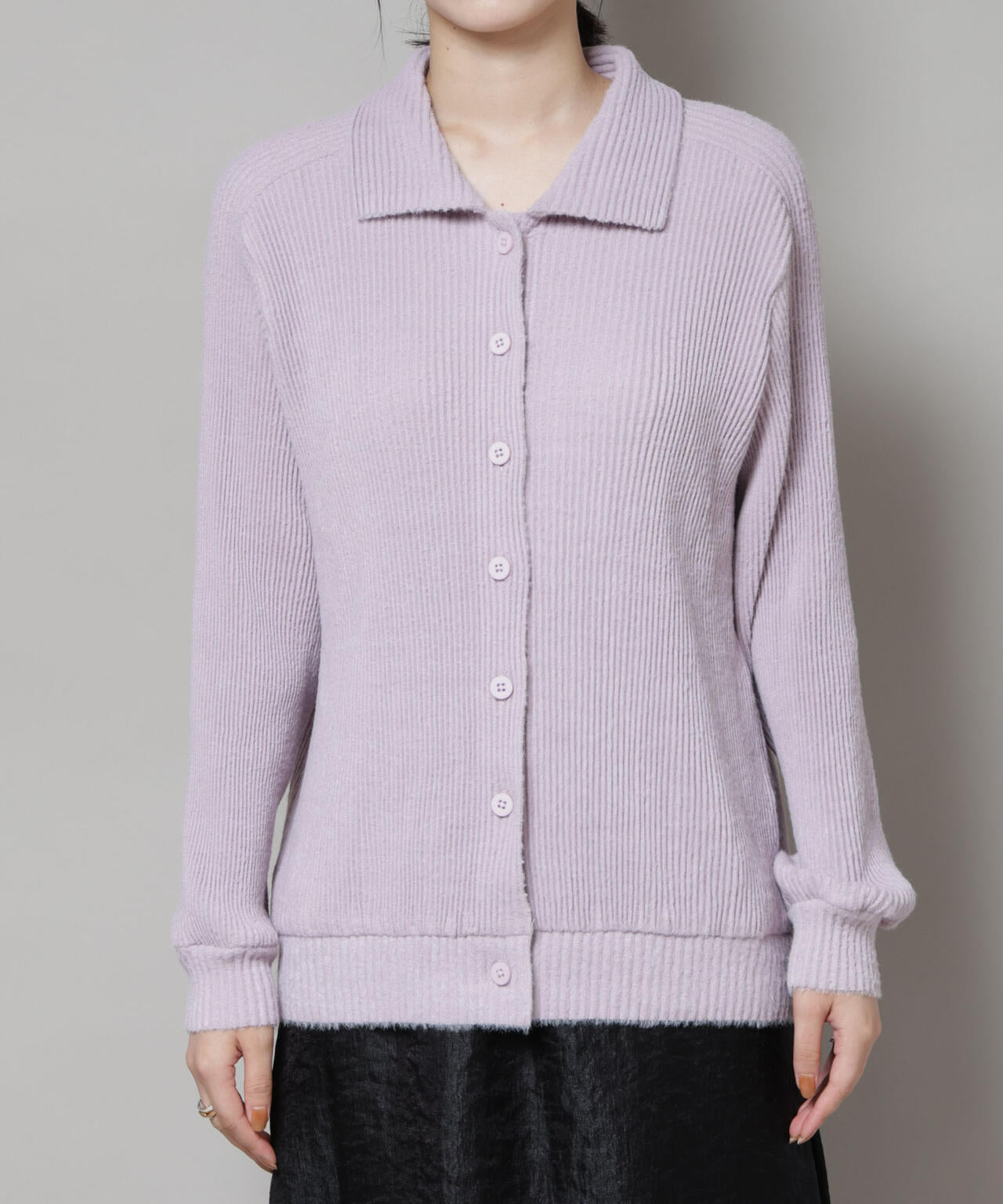 Gongdid Design/Knit pleated cardigan 6715222060