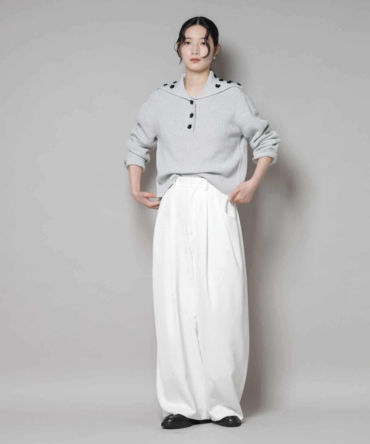 BAUM UND PFERDGARTEN/Cotton Knit セーラーニット 6715222061