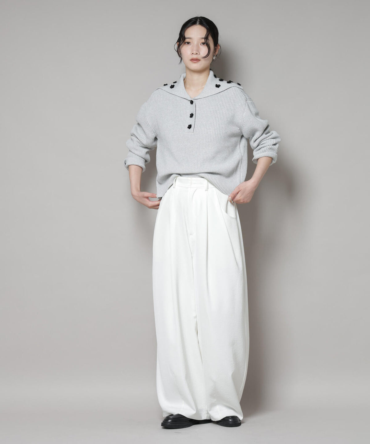 BAUM UND PFERDGARTEN/Cotton Knit セーラーニット 6715222061
