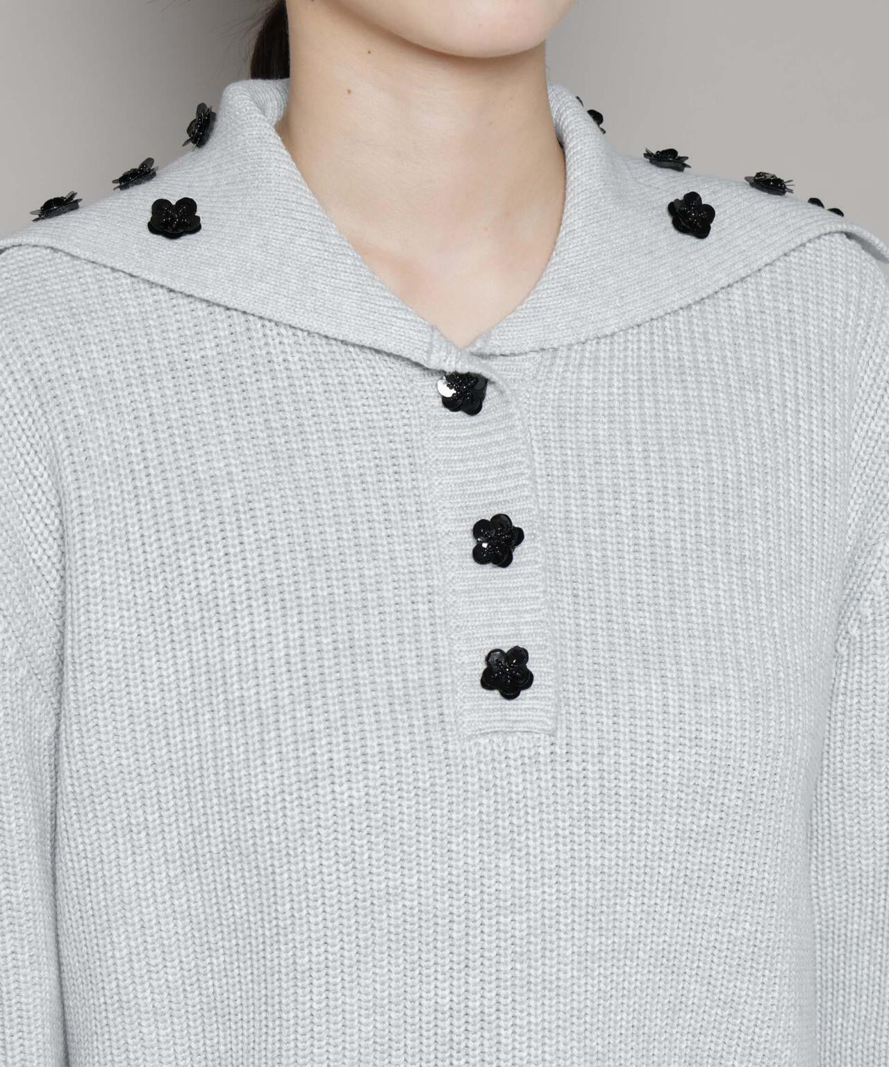 BAUM UND PFERDGARTEN/Cotton Knit セーラーニット 6715222061