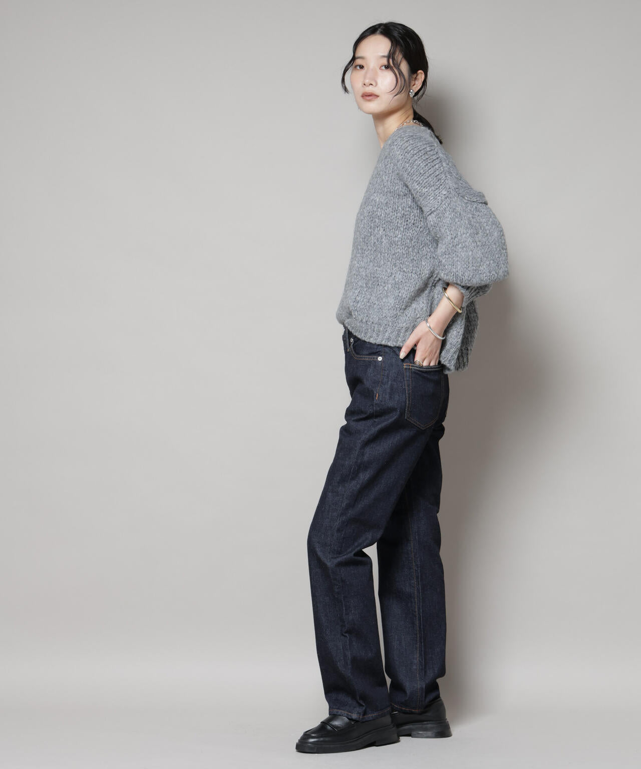 TRICOTS JEAN MARC/Vネックプルオーバー 6715222062