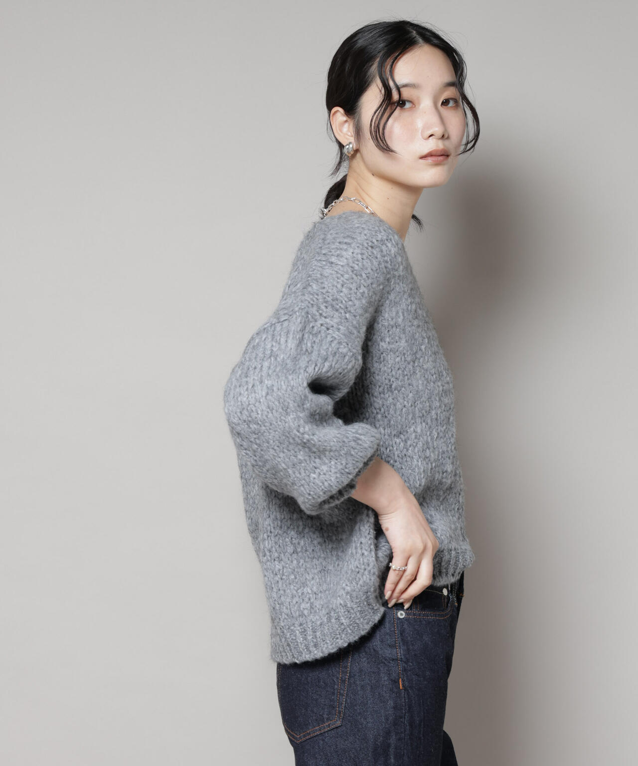 TRICOTS JEAN MARC/Vネックプルオーバー 6715222062