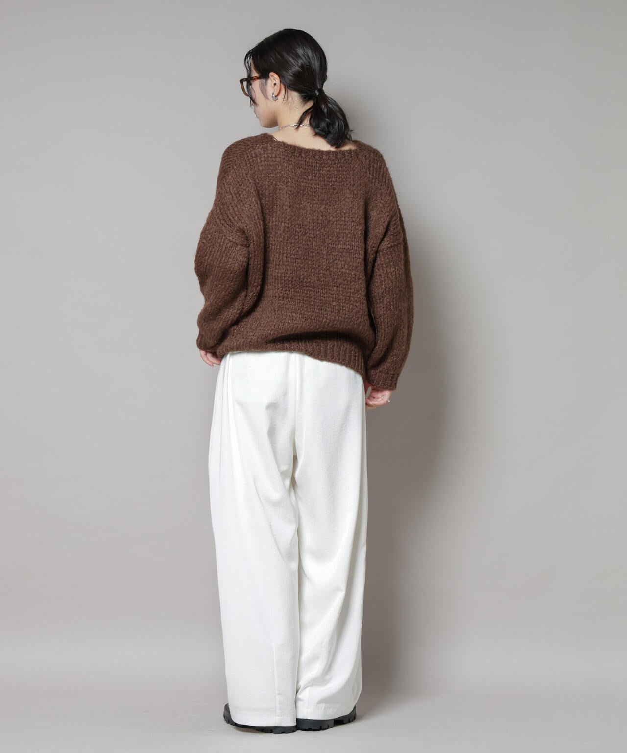 TRICOTS JEAN MARC/Vネックプルオーバー 6715222062